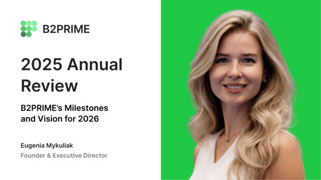 Founder’s Letter: B2PRIME’s Milestones and Vision for 2026
