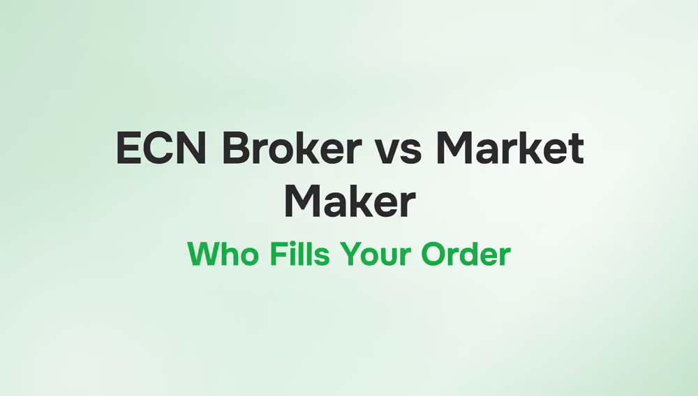 ECN Broker vs Market Maker: How the Two Models Differ