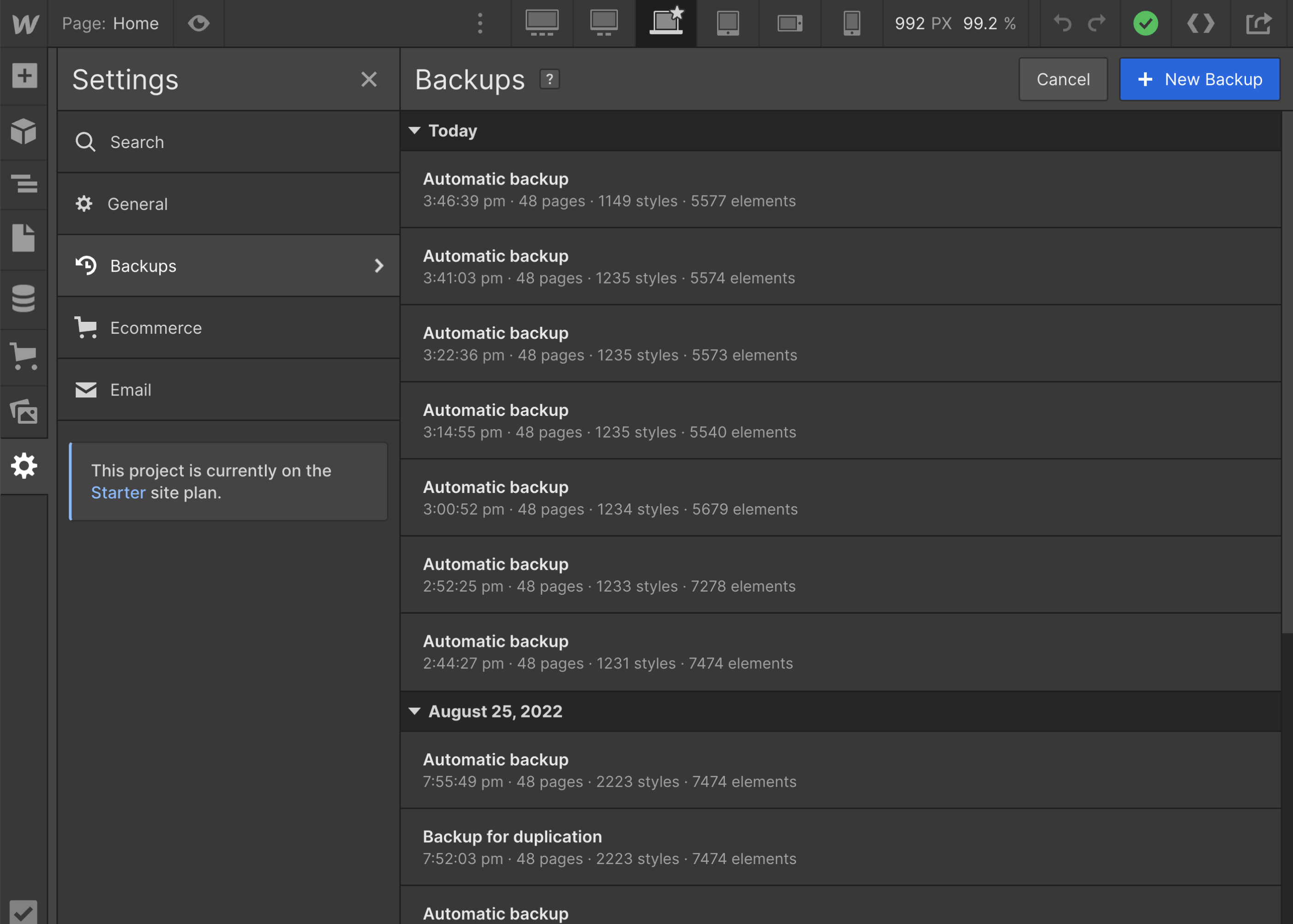 Backups - Shopwave X Webflow Template