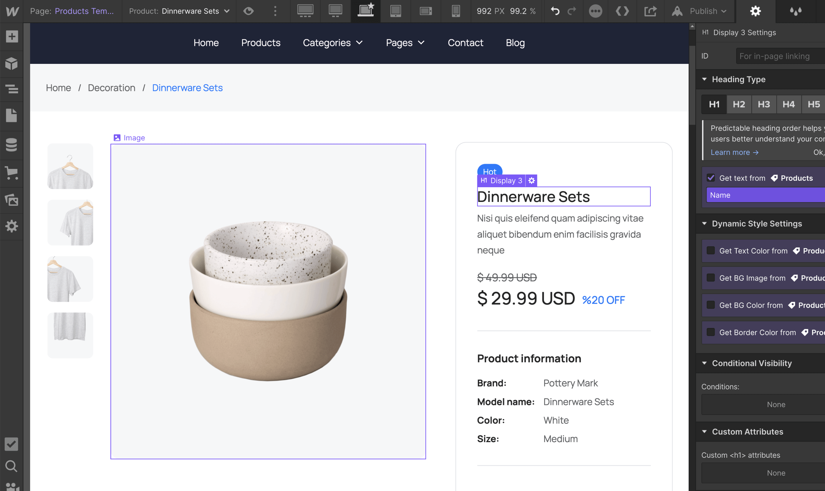 CMS Page - Shopwave X Webflow Template