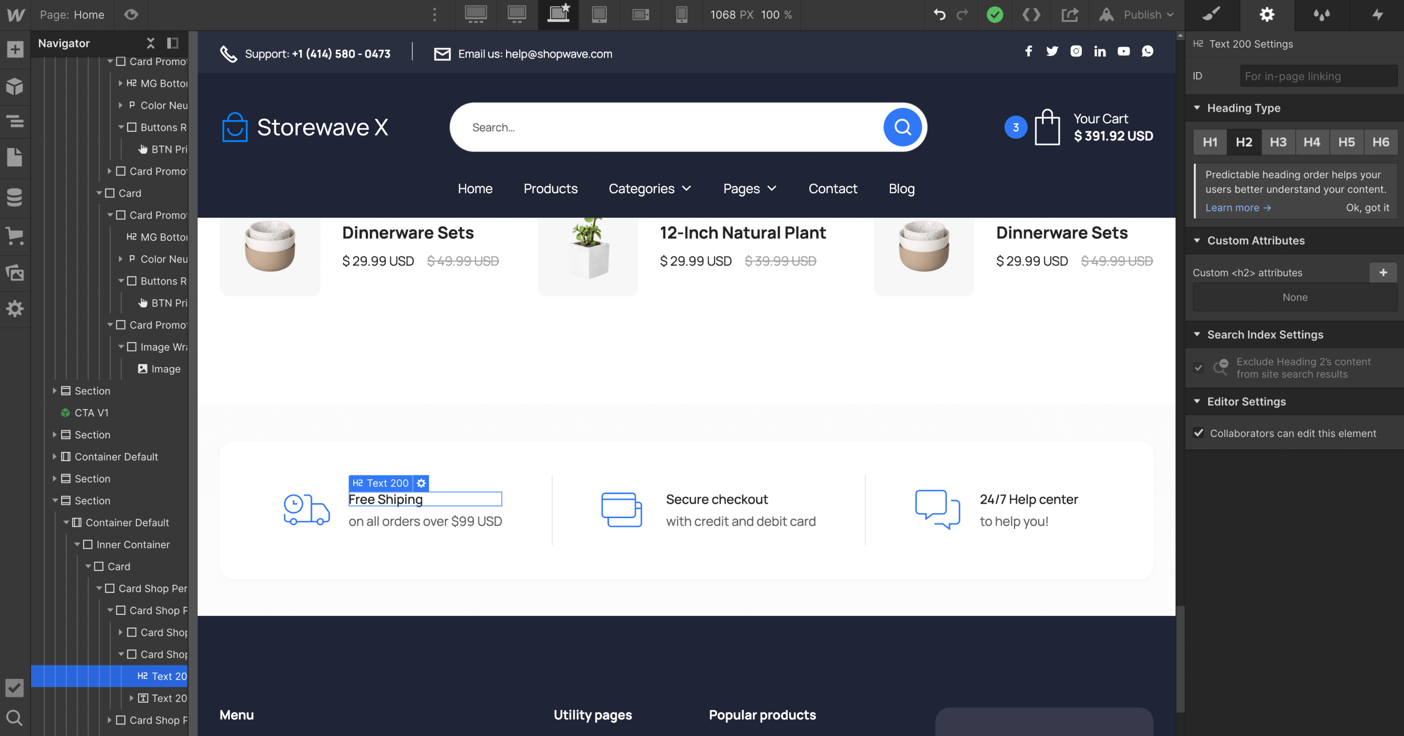Icons And Graphics - Shopwave X Webflow Template