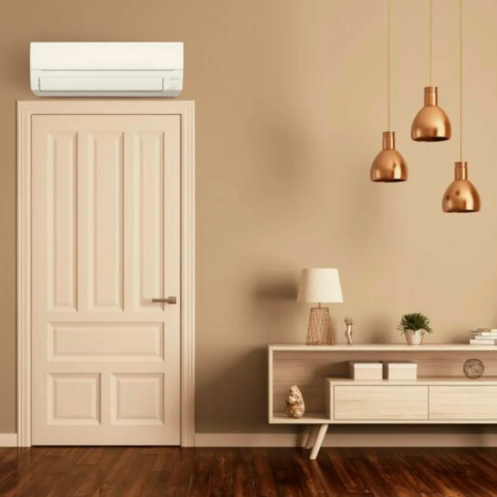 Mitsubishi FT25 Hyper Heating ilmalämpöpumppu – FT-mallisarjan sisäyksikkö kodissa