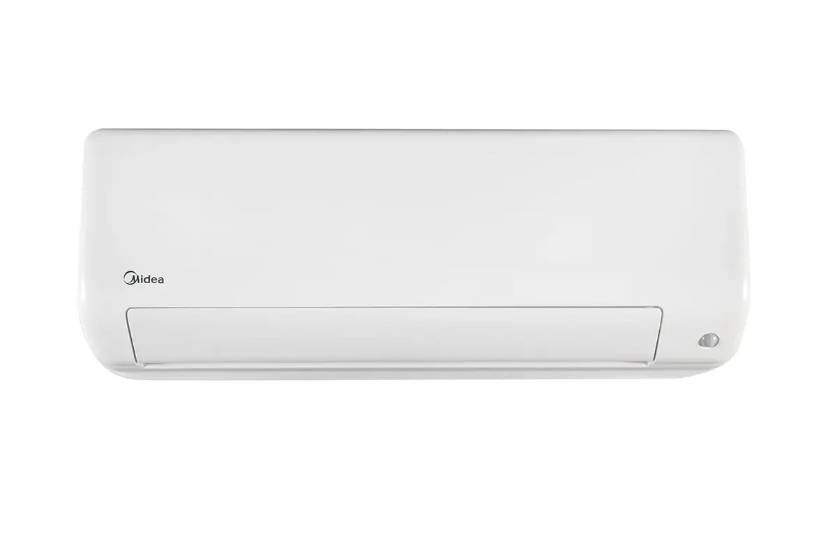 Midea All Easy Pro – valmistajan valkoisen sisäyksikön mallisarjakuva; kuvassa 09-malli, kokoversio voi poiketa.