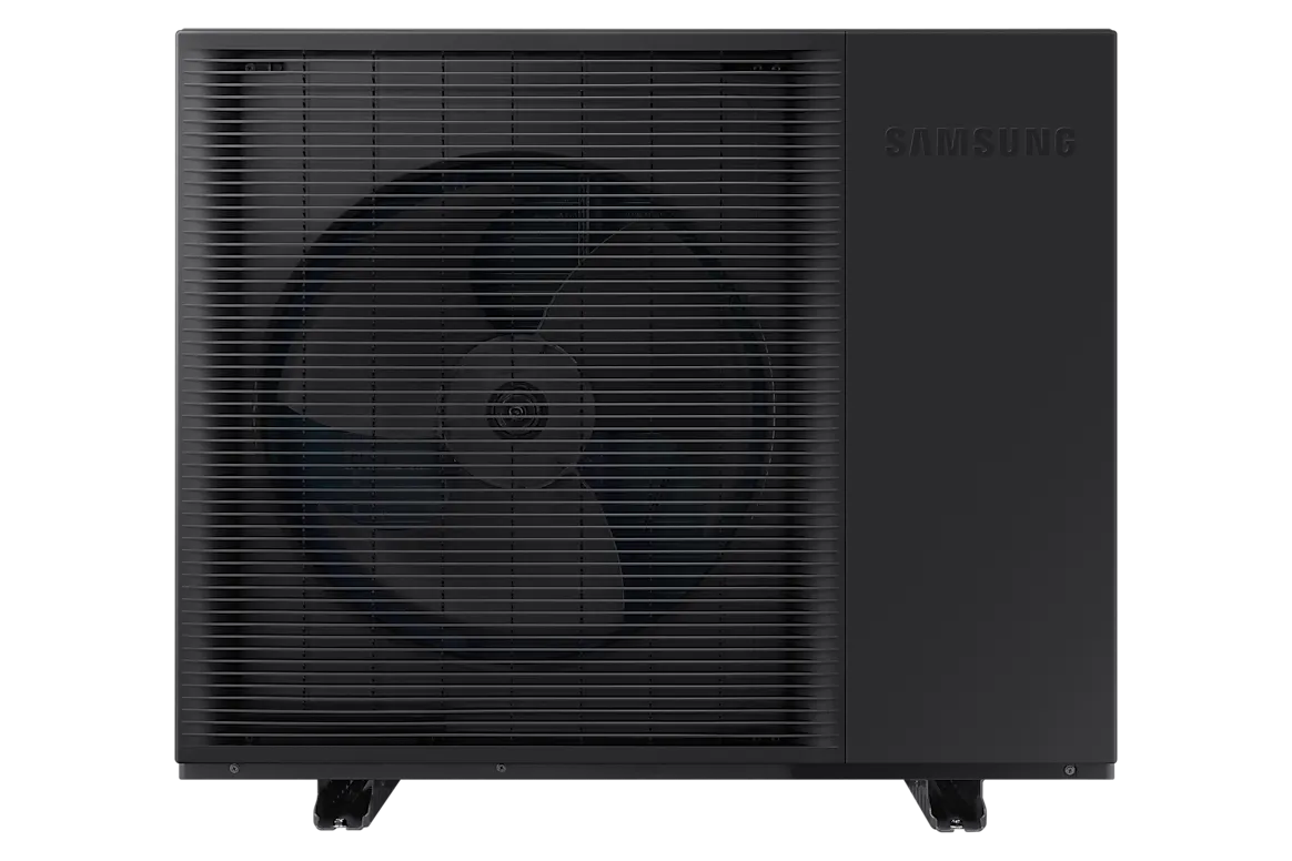 Samsung EHS Mono R290 – valmistajan mallisarjakuva; kuvassa AE080CXYDEK/EU (8 kW). Kokoversio voi poiketa.