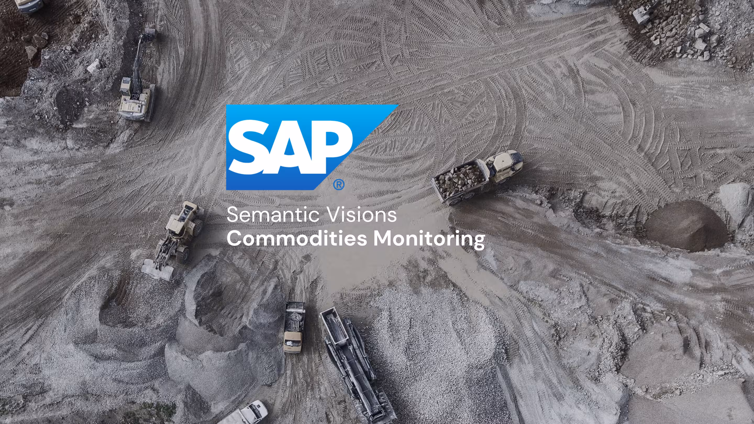 Mining scenery with SAP logo
