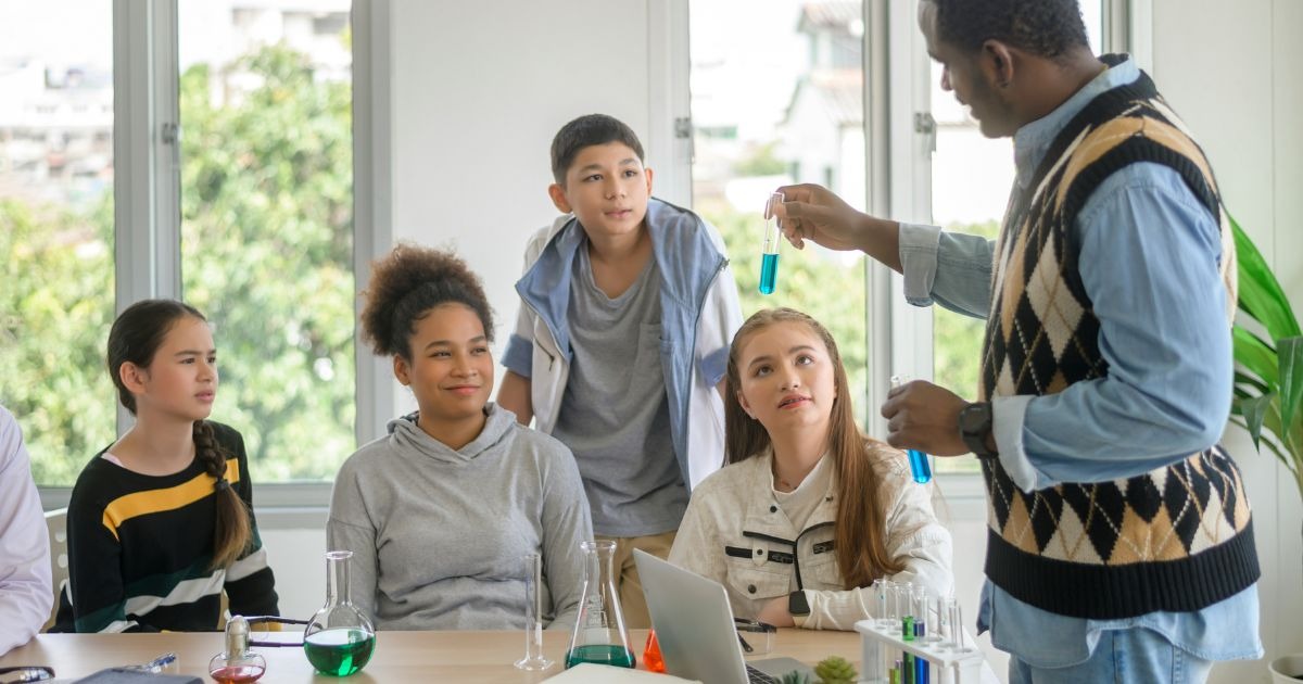 A Teacher Program sponsor helps bring global talent into a U.S. classroom for science education.