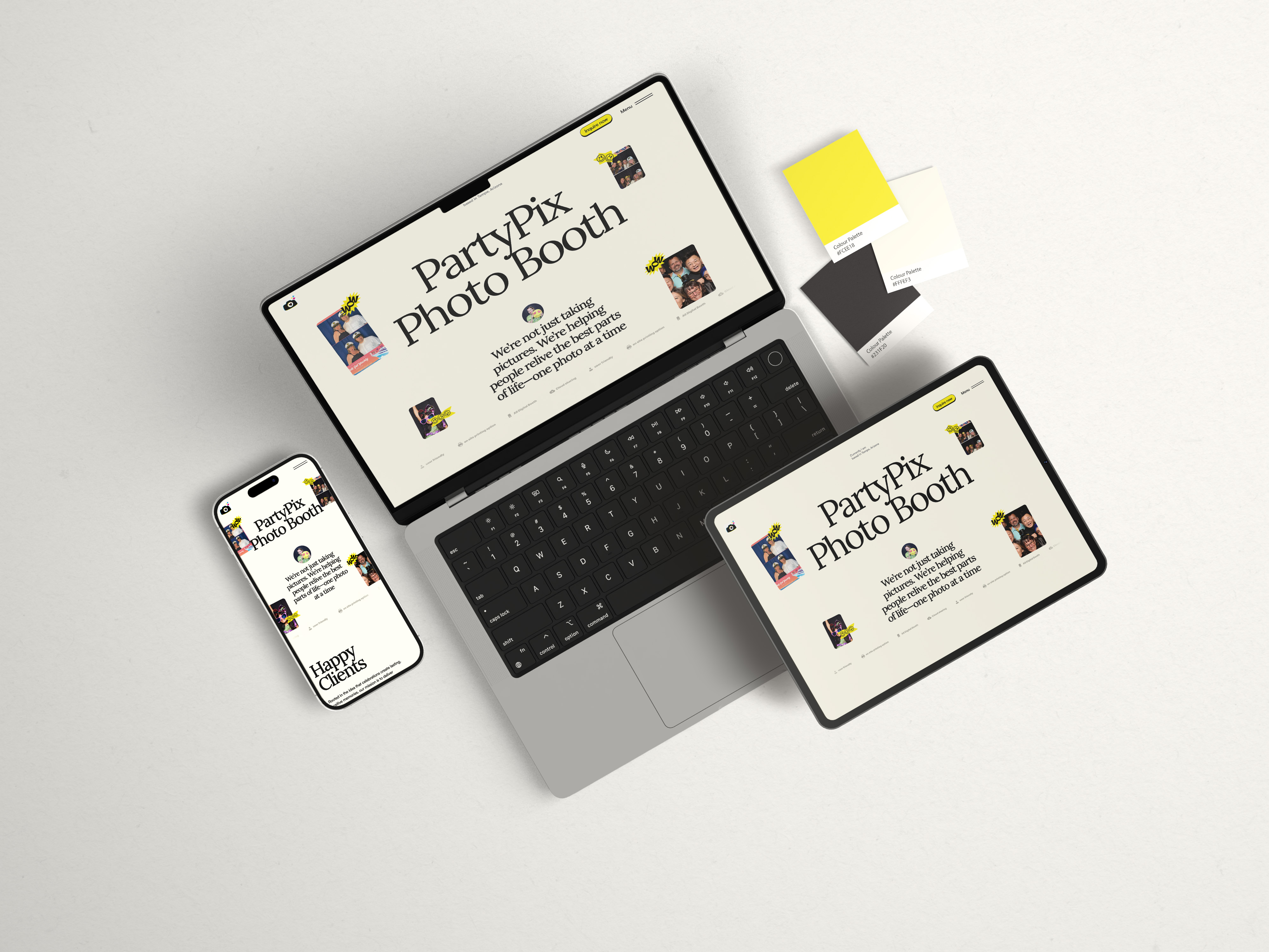 PartyPix Photo Booth Branding