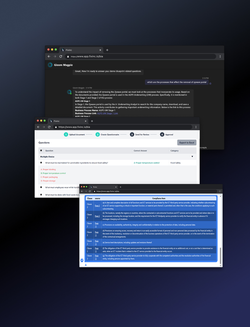 An image of the Business Continuity technology called Digital Business Impact Analysis by Fixinc