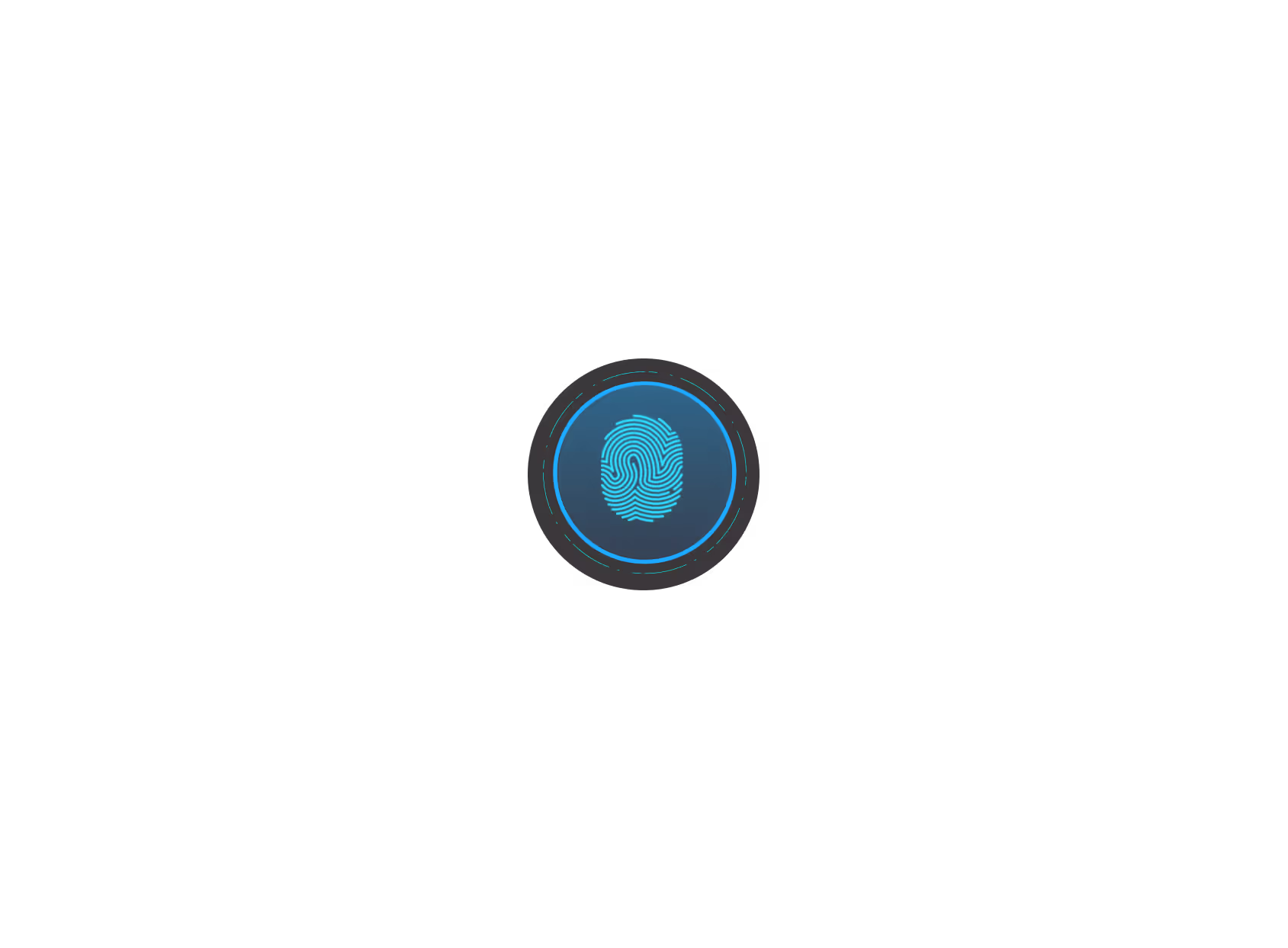 image of scanning finger print