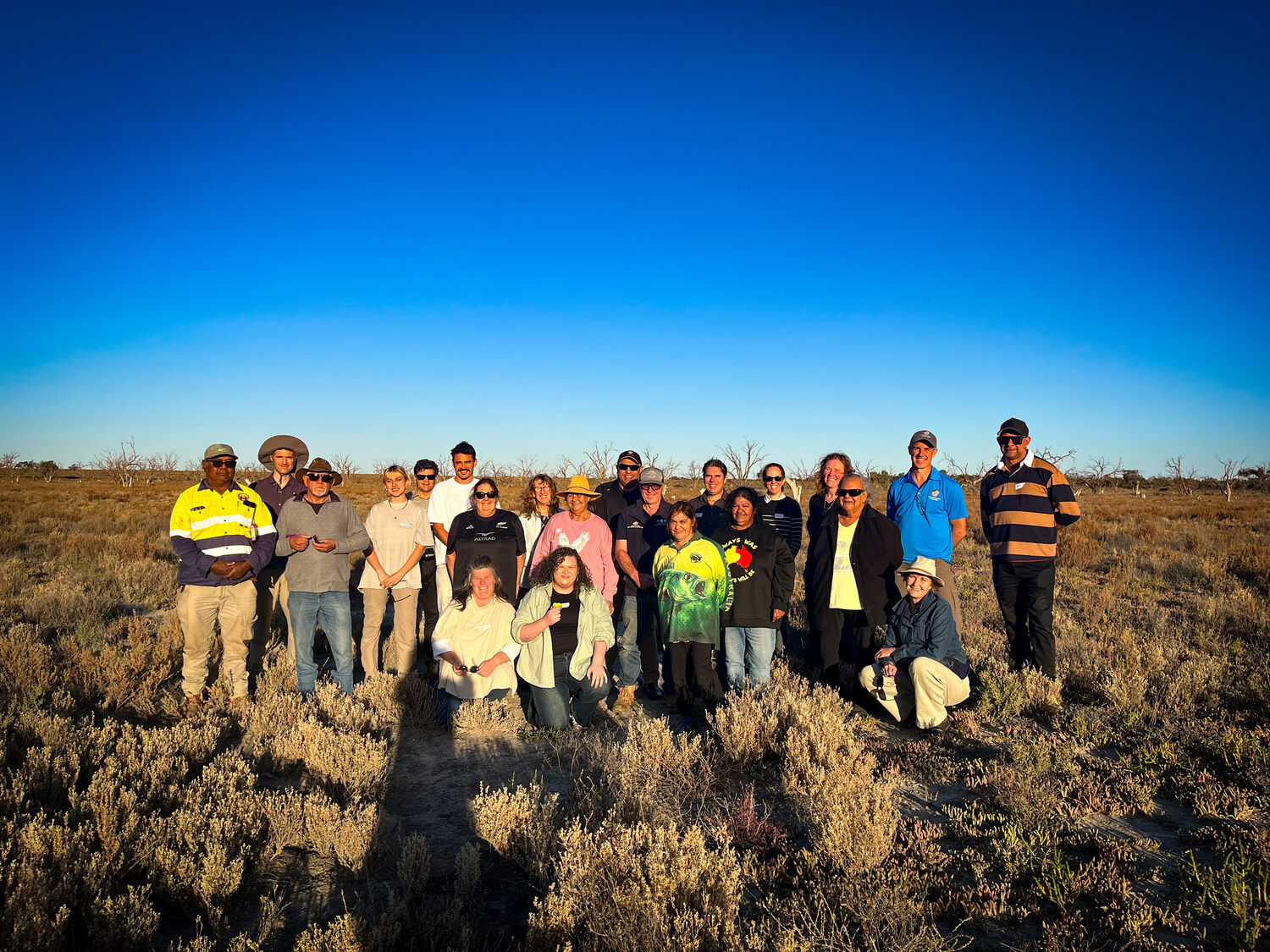 Flow-MER's in-person Cultural Network meeting in Mildura, connecting Area-scale project teams in the Southern Basin. (Credit: Amanda Shipp, Alluvium).