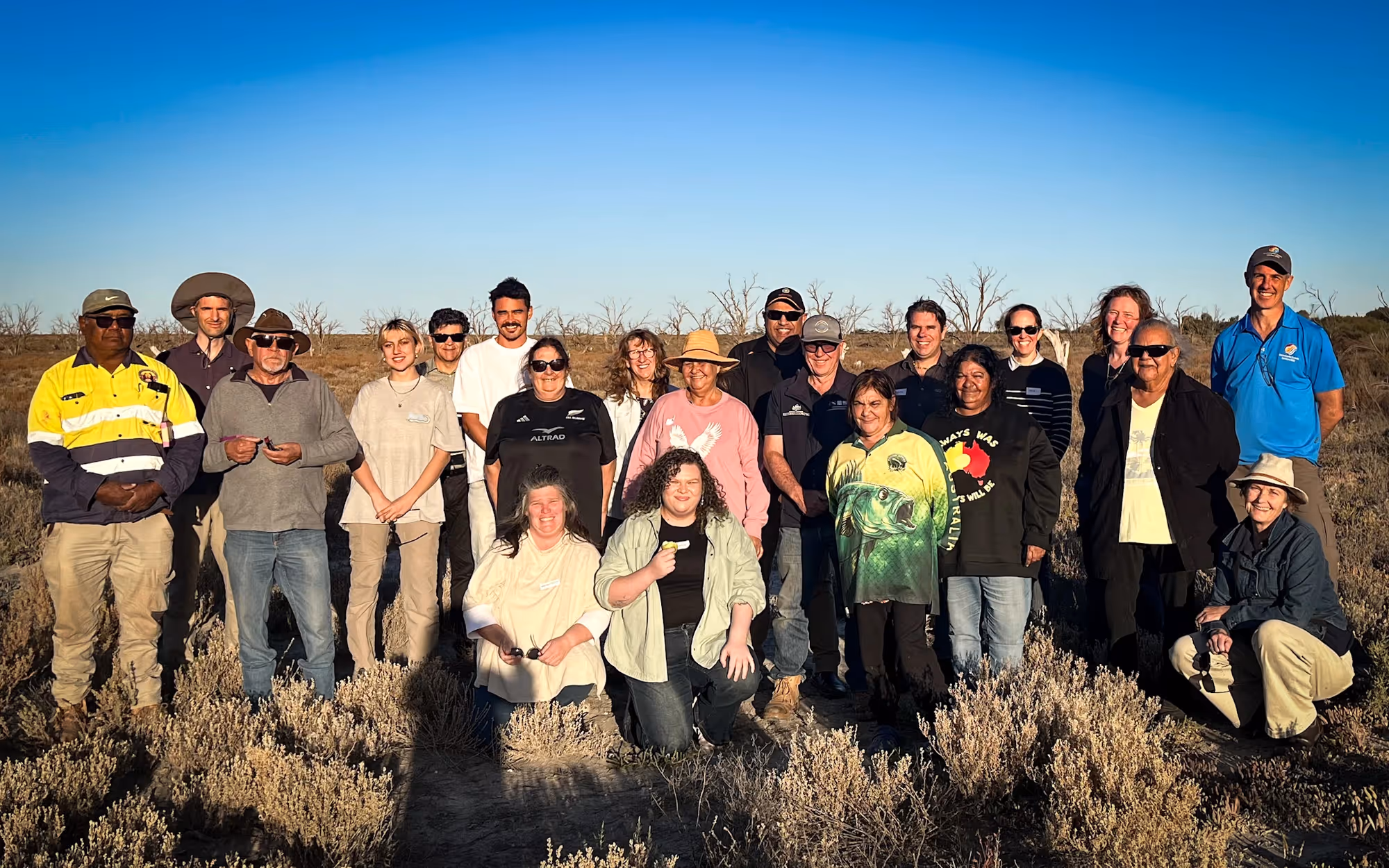Flow-MER's in-person Cultural Network meeting in Mildura, connecting Area-scale project teams in the Southern Basin. (Credit: Amanda Shipp, Alluvium).