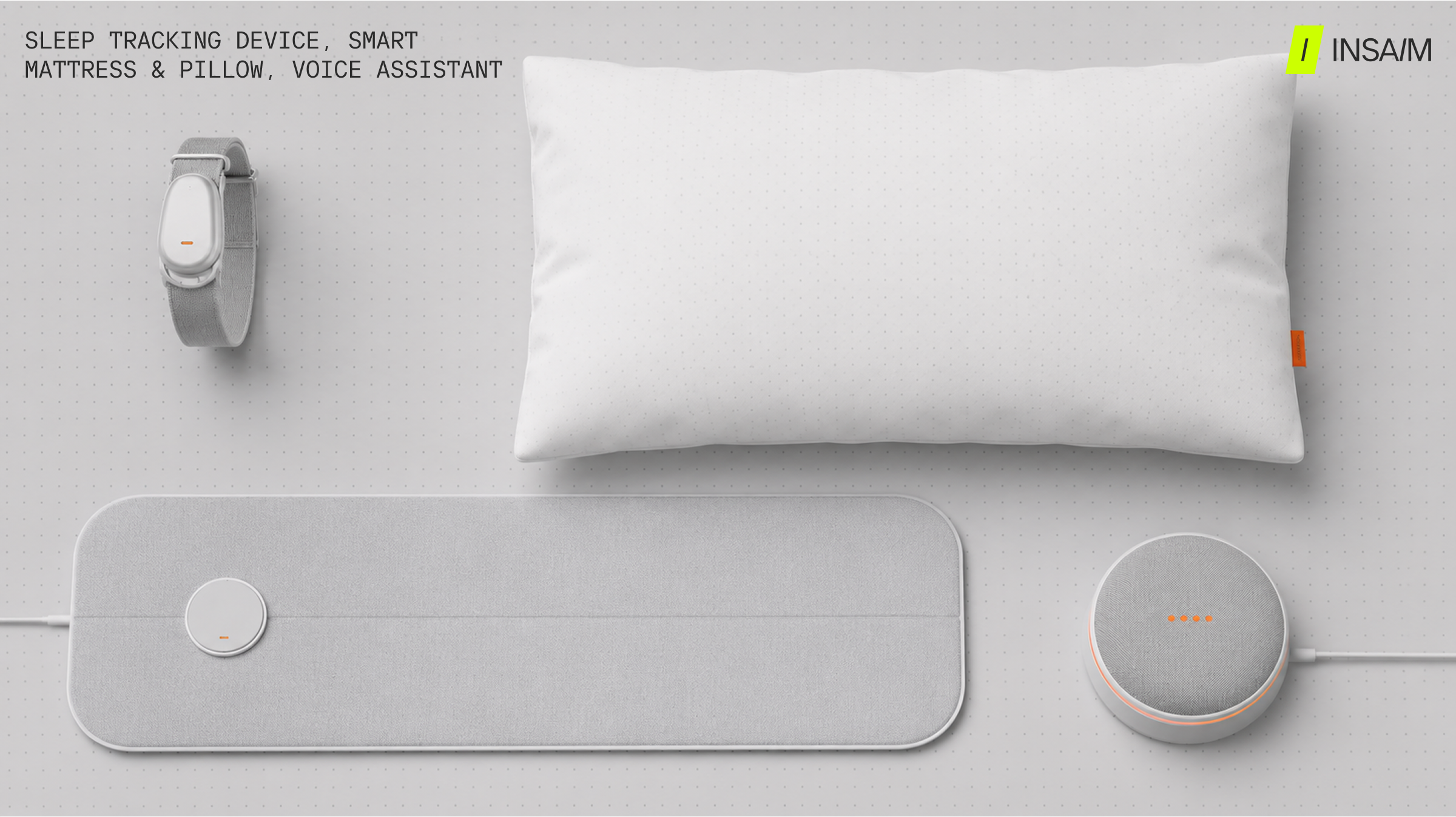 Sleep tracking device, smart mattress, smart pillow, and voice assistant for passive health monitoring