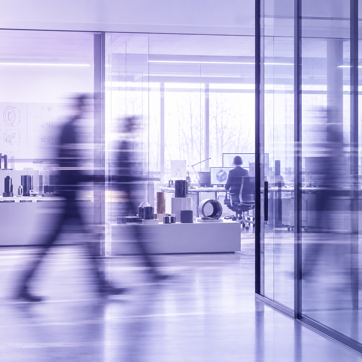 Transformation: Entwicklungs- und Bürobereich eines Industrieunternehmens
