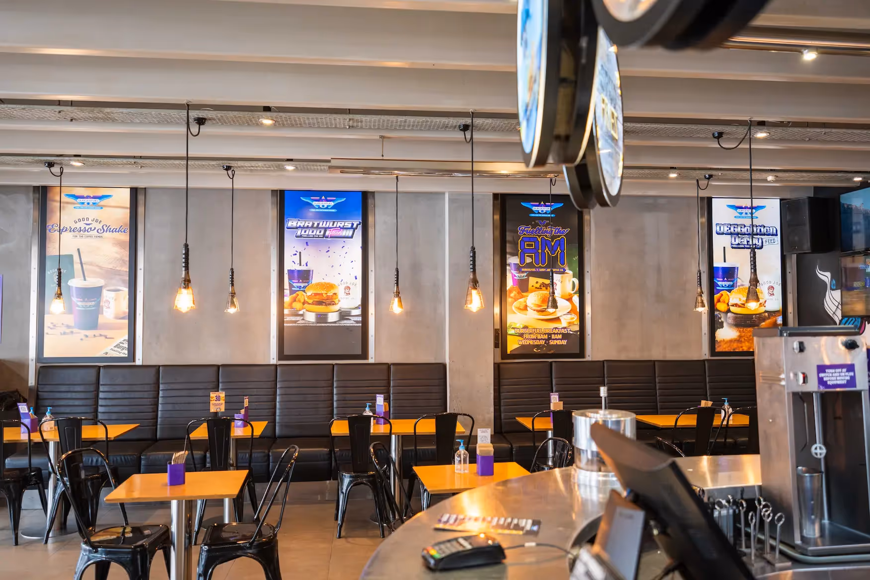 BurgerFuel Ponsonby in-store interior 
