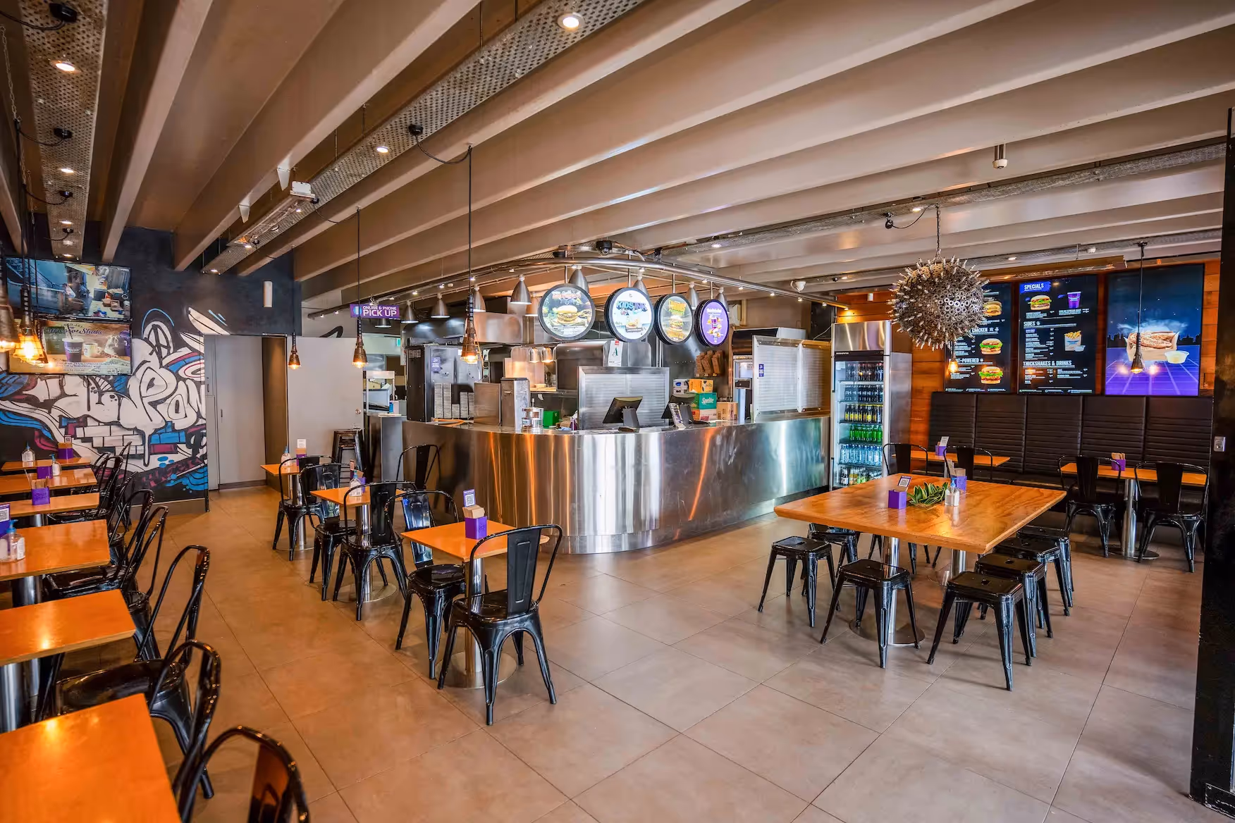 BurgerFuel Ponsonby in-store interior 