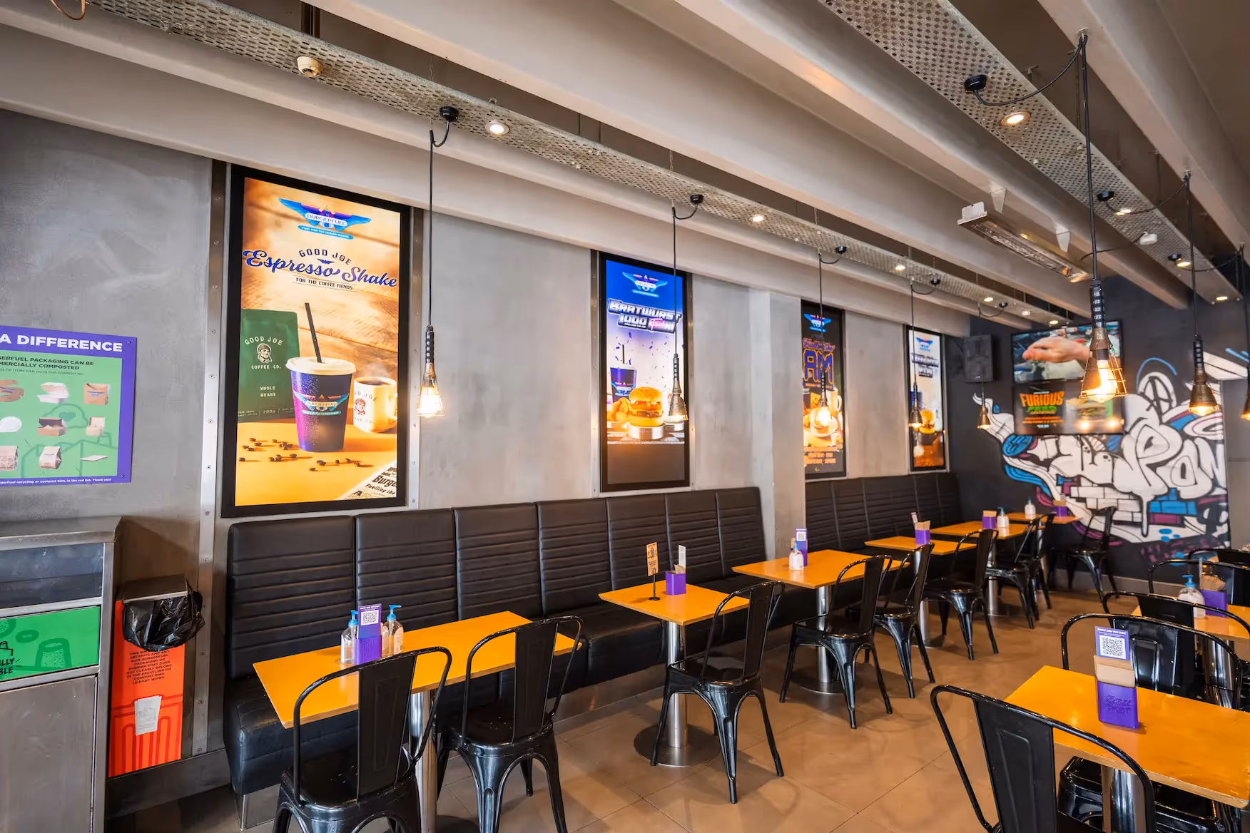 BurgerFuel Ponsonby in-store interior 