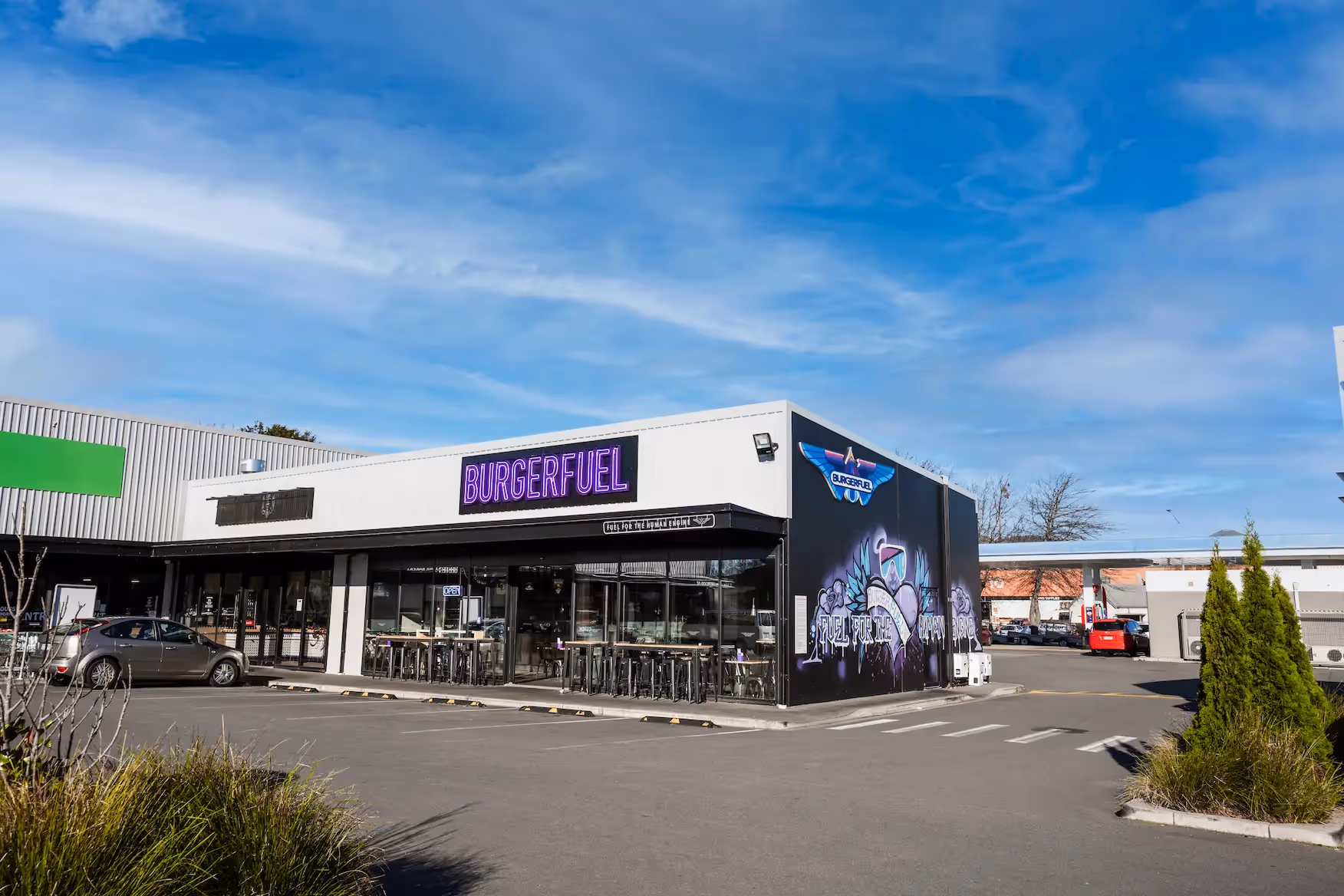 BurgerFuel Sydenham storefront