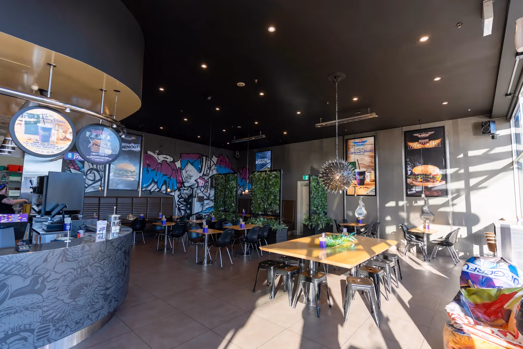 BurgerFuel Bush Inn interior