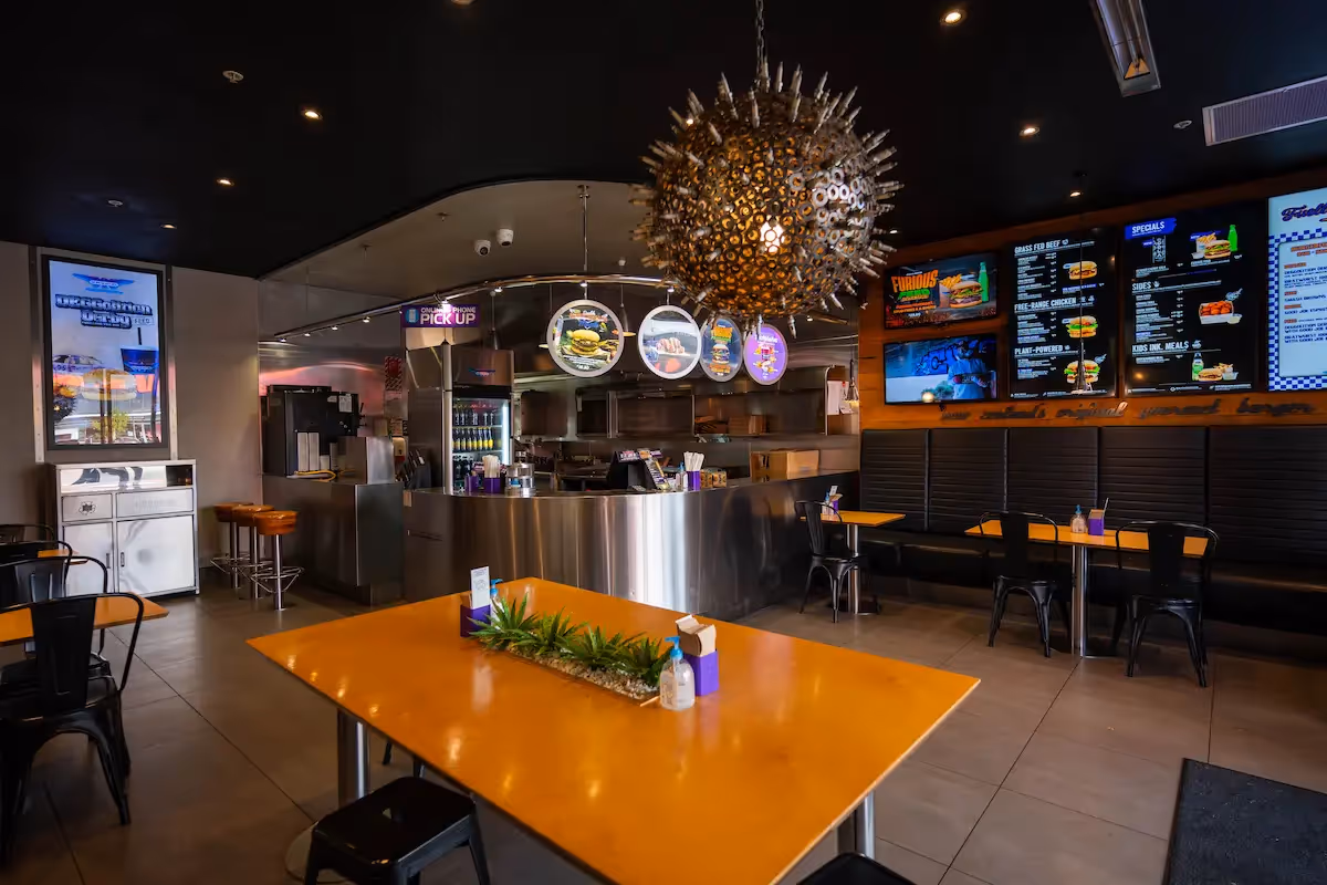 BurgerFuel Mt Roskill in-store interior 5