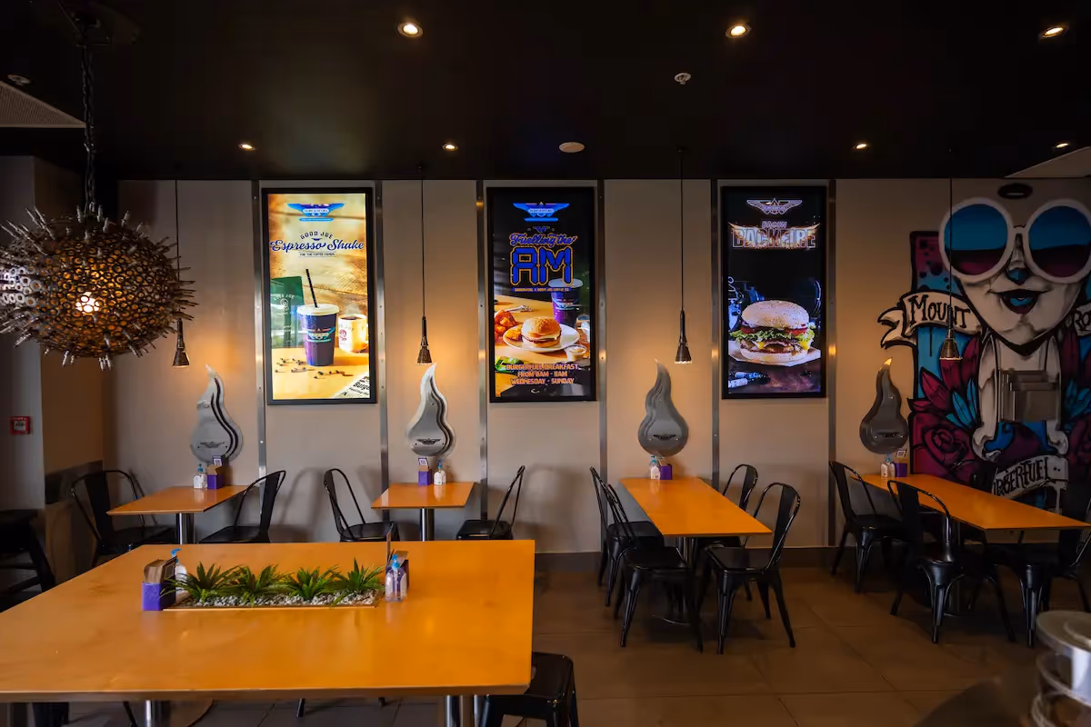 BurgerFuel Mt Roskill in-store interior 4