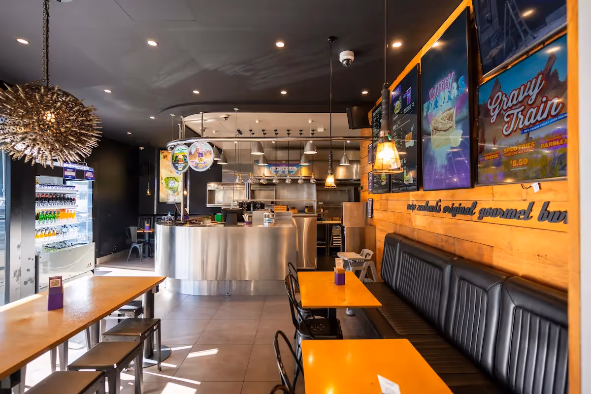 BurgerFuel Napier interior