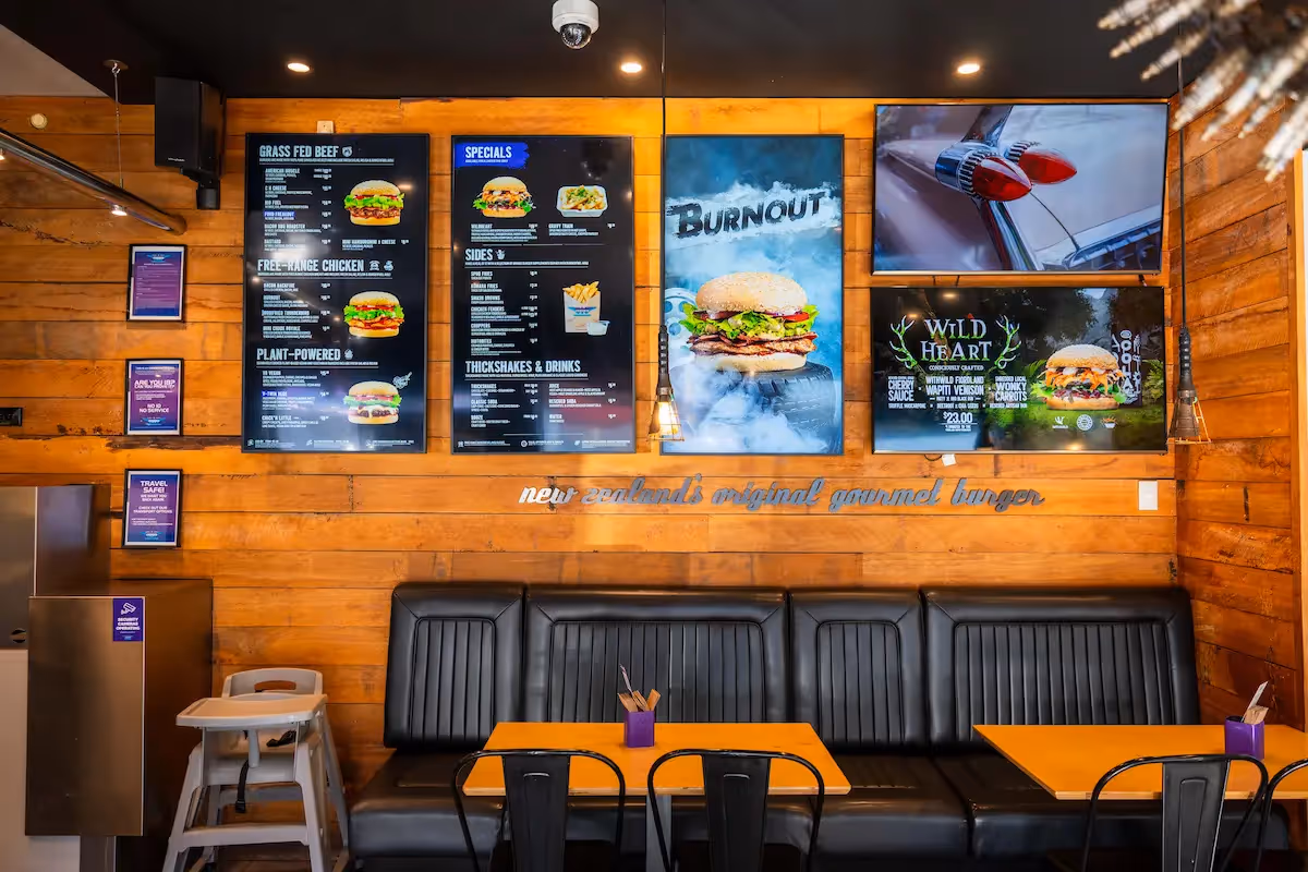 BurgerFuel Napier interior 1