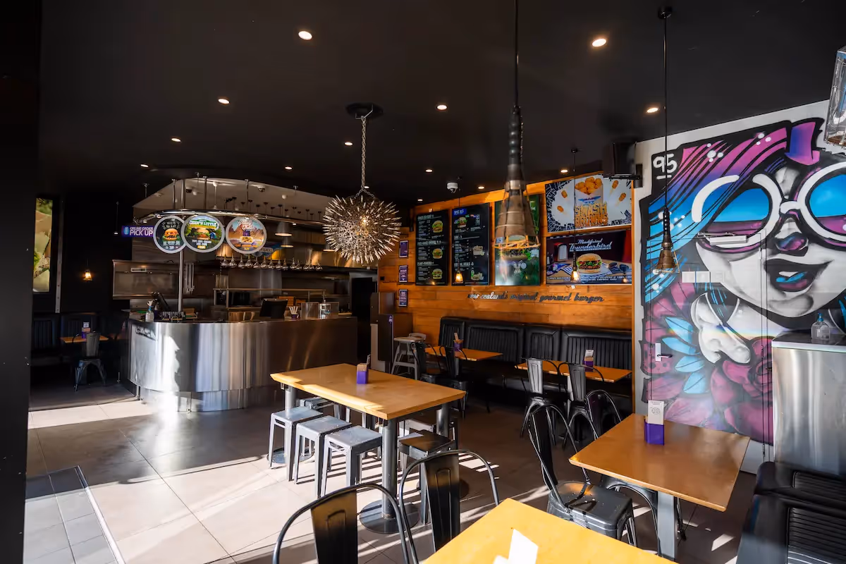 BurgerFuel Napier interior
