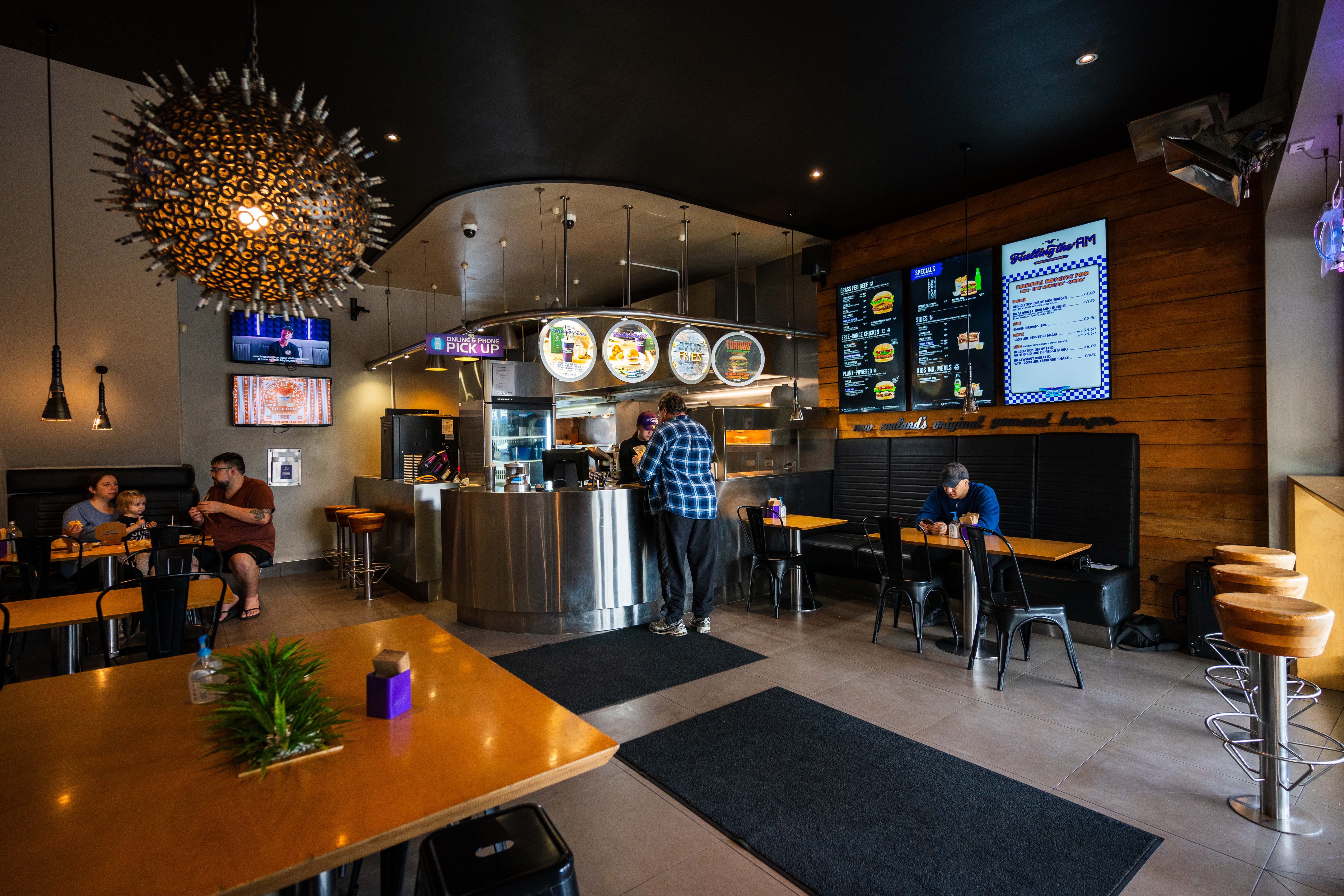 BurgerFuel New Lynn interior 2