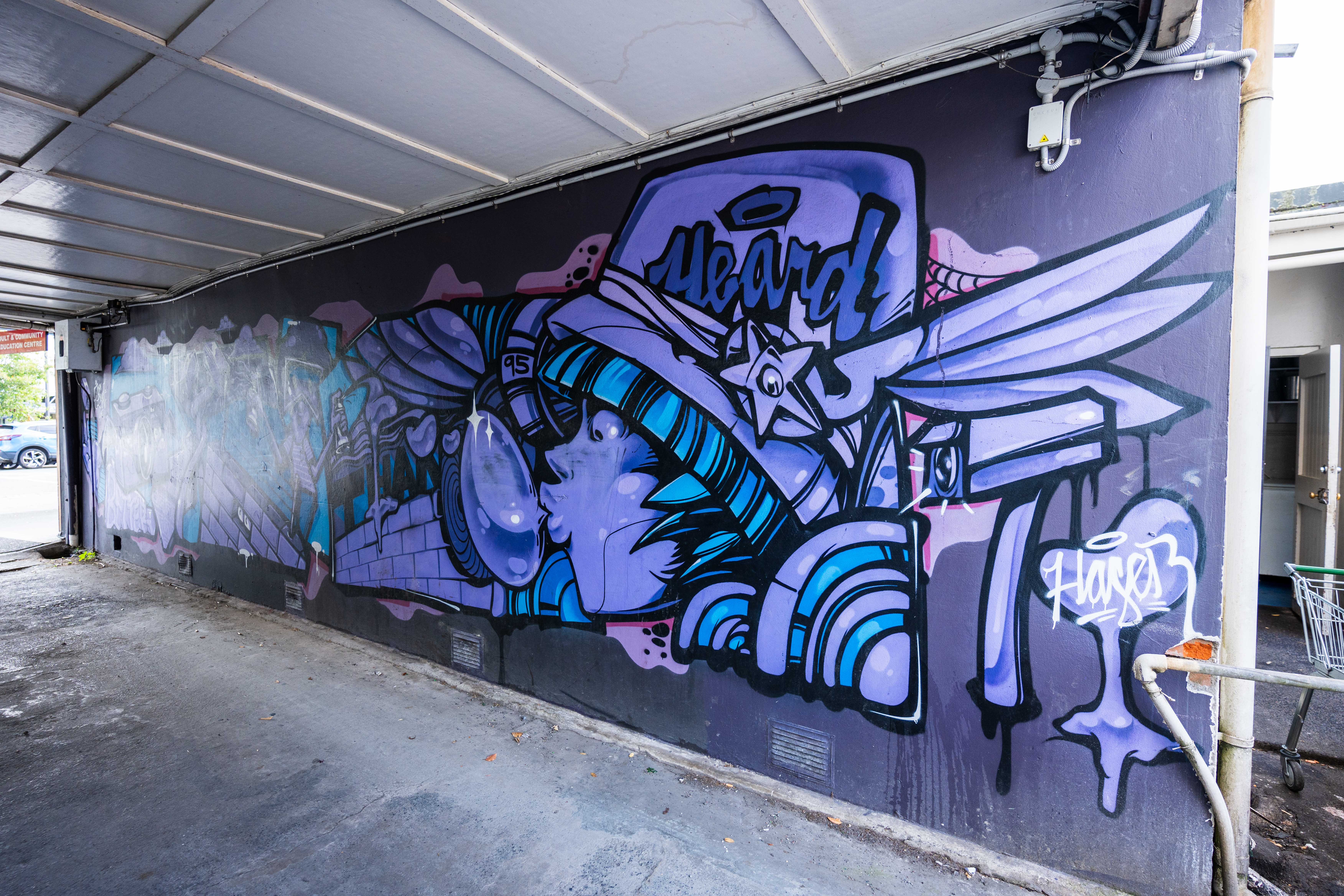 BurgerFuel New Lynn mural