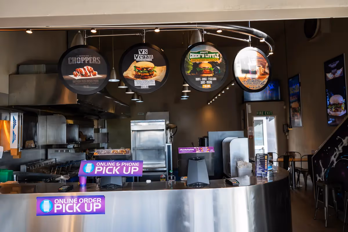 BurgerFuel New Plymouth interior