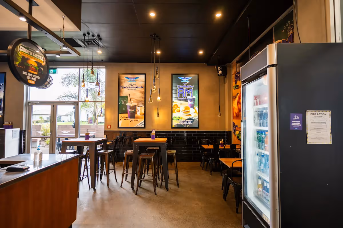 BurgerFuel Papamoa interior 3