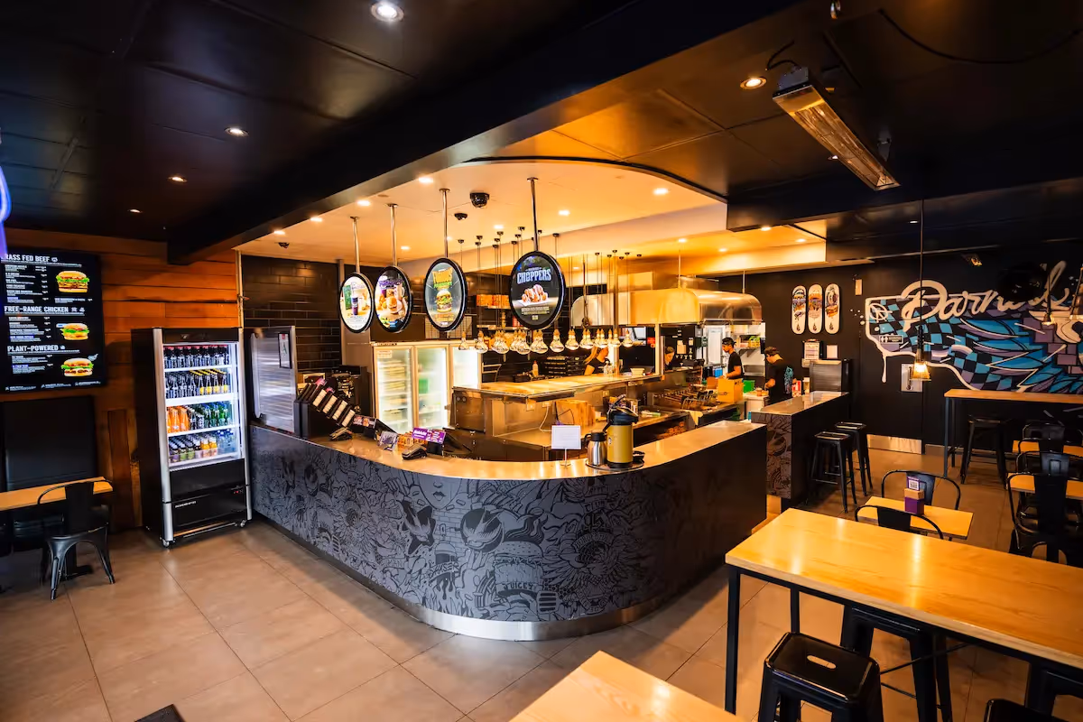 BurgerFuel Parnell in-store interior