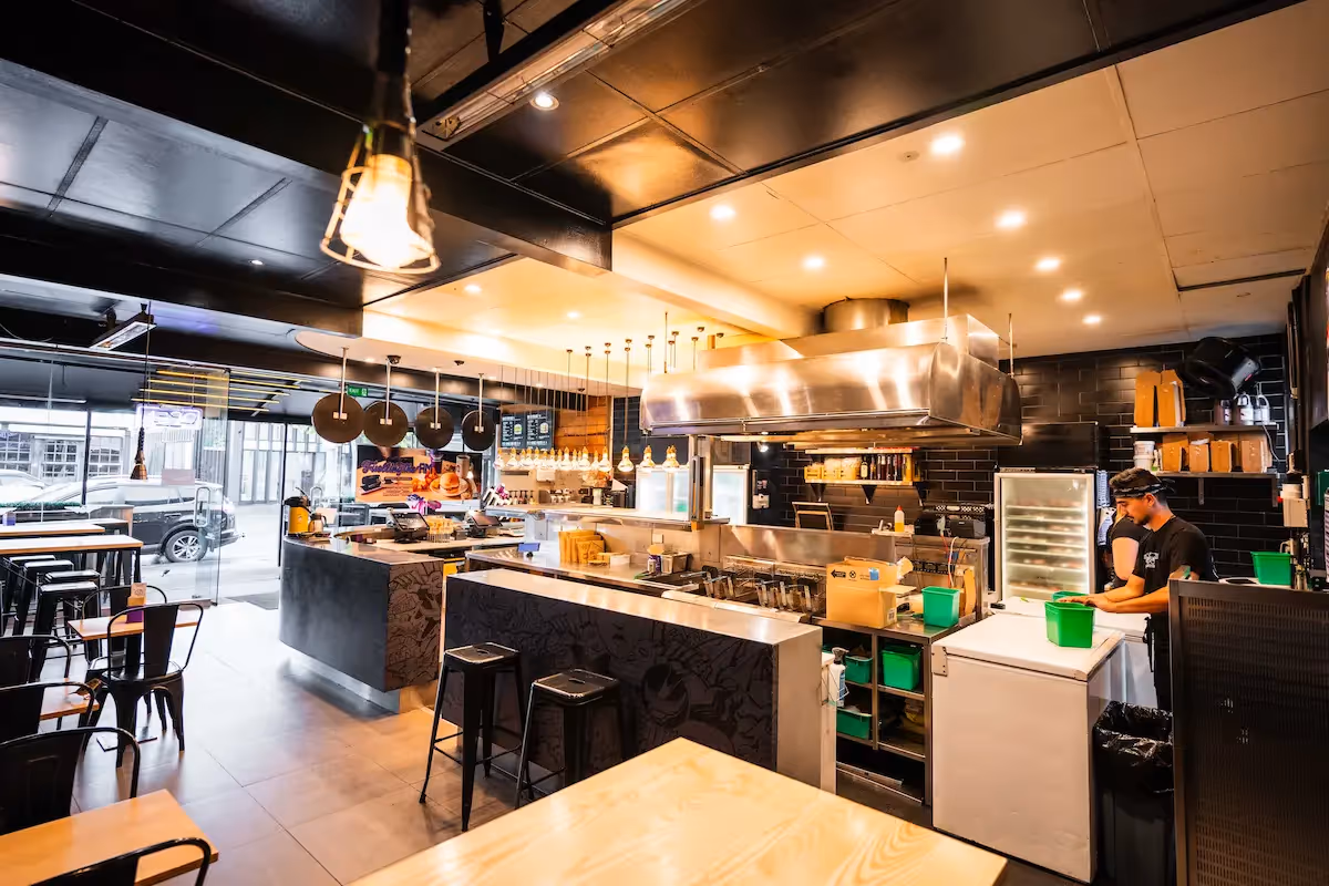 BurgerFuel Parnell in-store interior