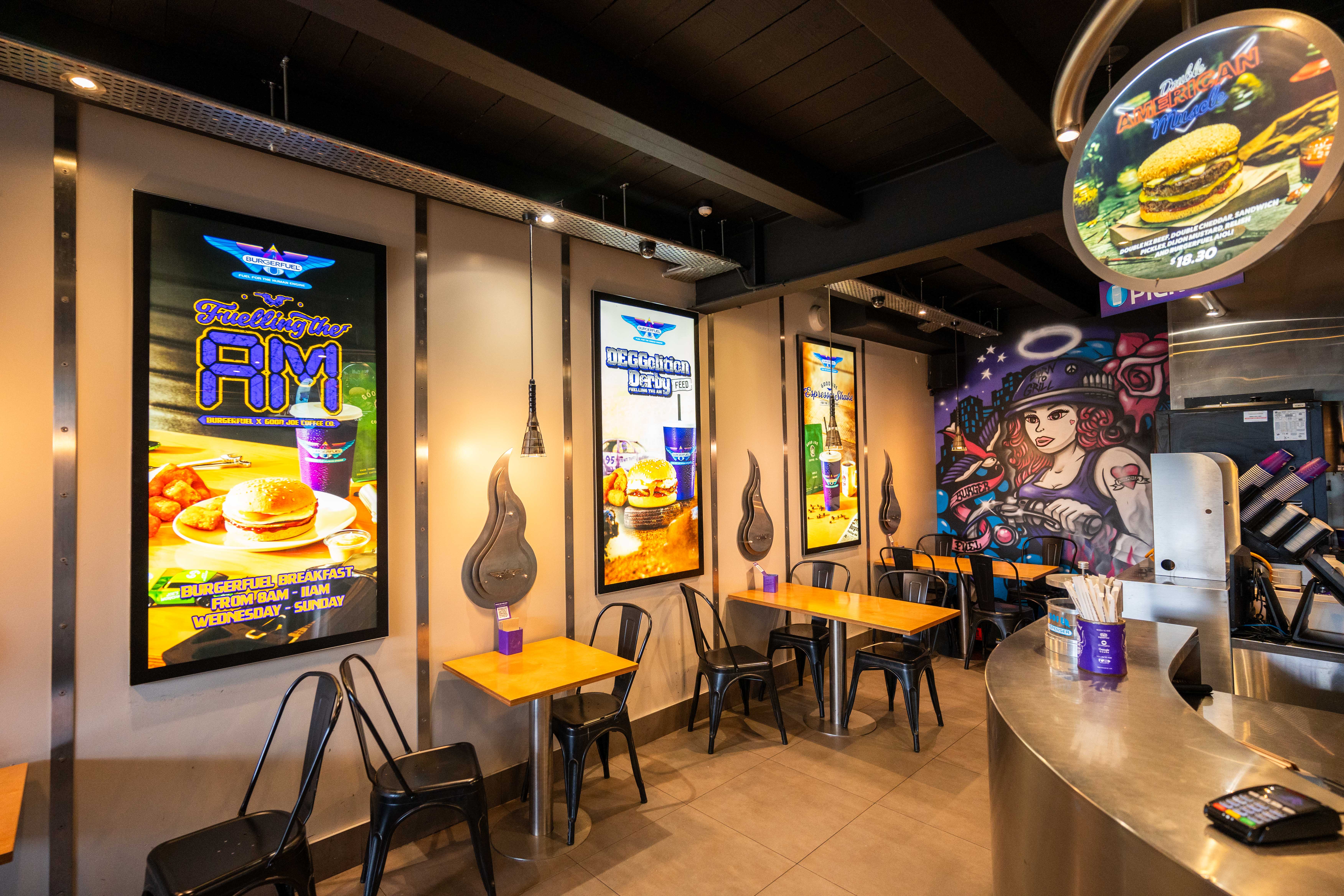 BurgerFuel Pukekohe interior