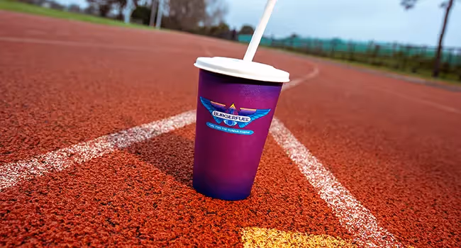 The Chev-Brûlée: a rich, velvety Crème Brûlée thickshake with custard and BurgerFuel Whip. Sweet, smooth.