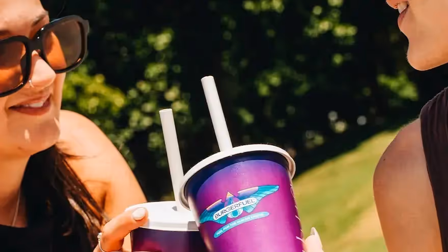Camaro Rocher - Camaro Rocher is a hazelnut-chocolate shake with wafer bits and all-natural BurgerFuel Whip—pure sweet tooth satisfaction.