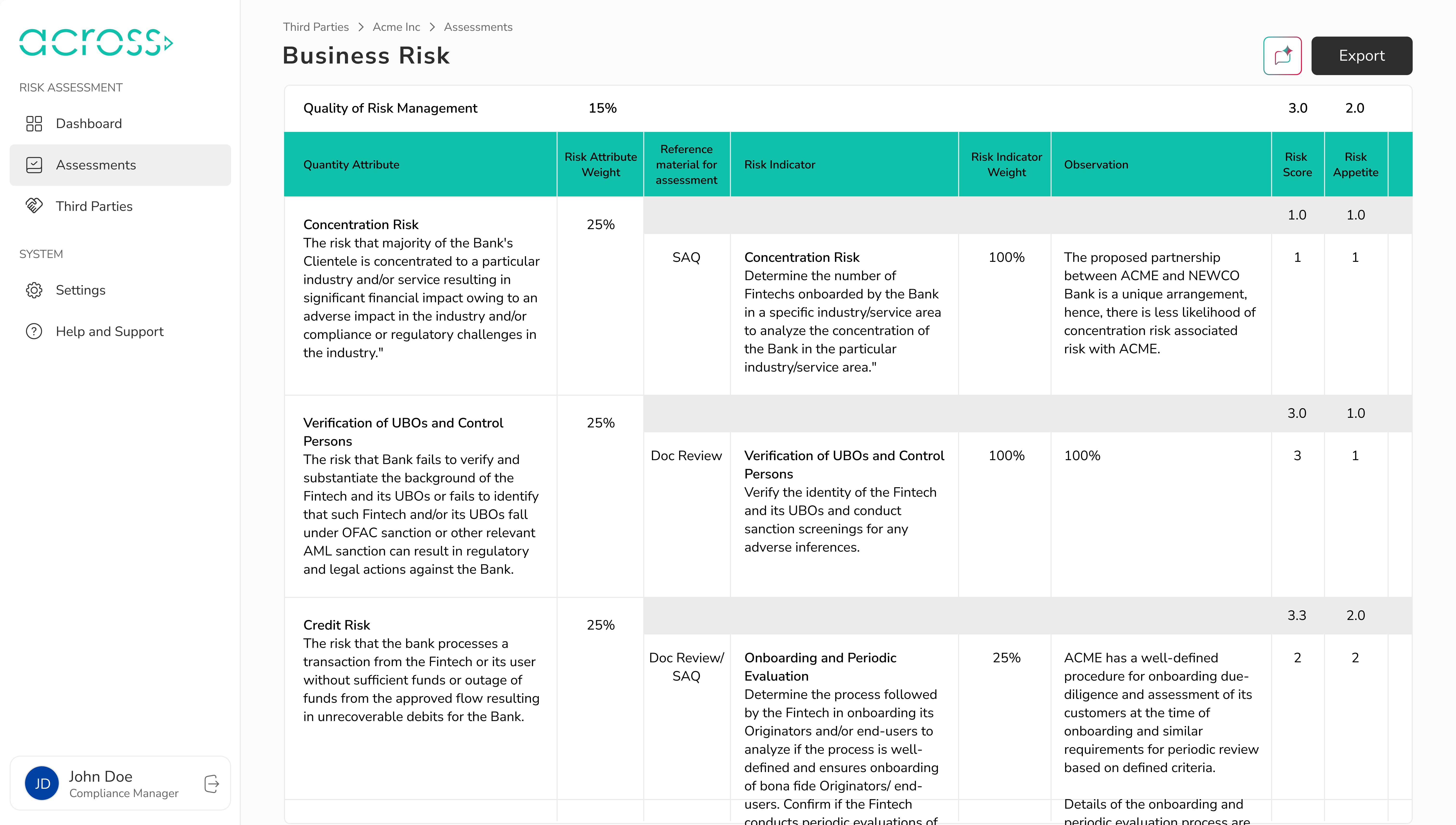 Detailed Obervations