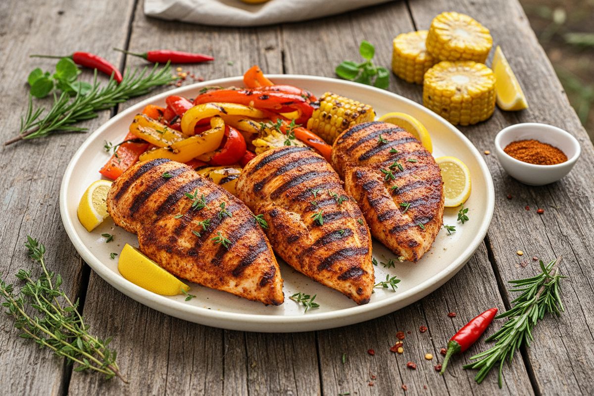 Tulisella cajun-marinadilla maustetut grillibroilerit – eksoottinen ja nopea pääruoka suoraan Louisianan hengessä.