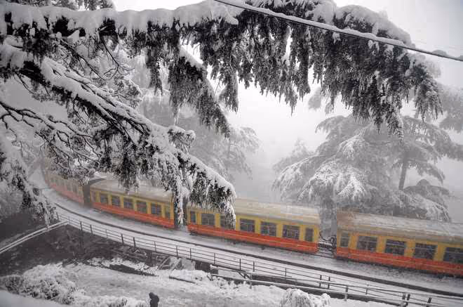 British-era Kalka-Shimla rail track facing threat - The Tribune