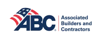 ABC Construction Services logo featuring American flag elements.