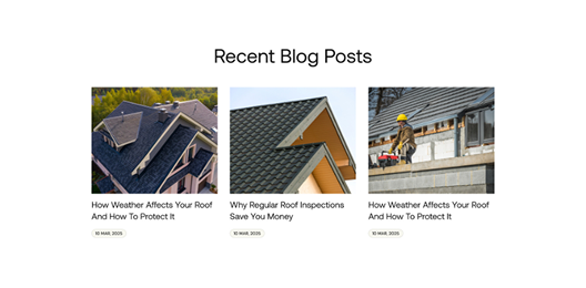A screen shot of a website page with three different houses.