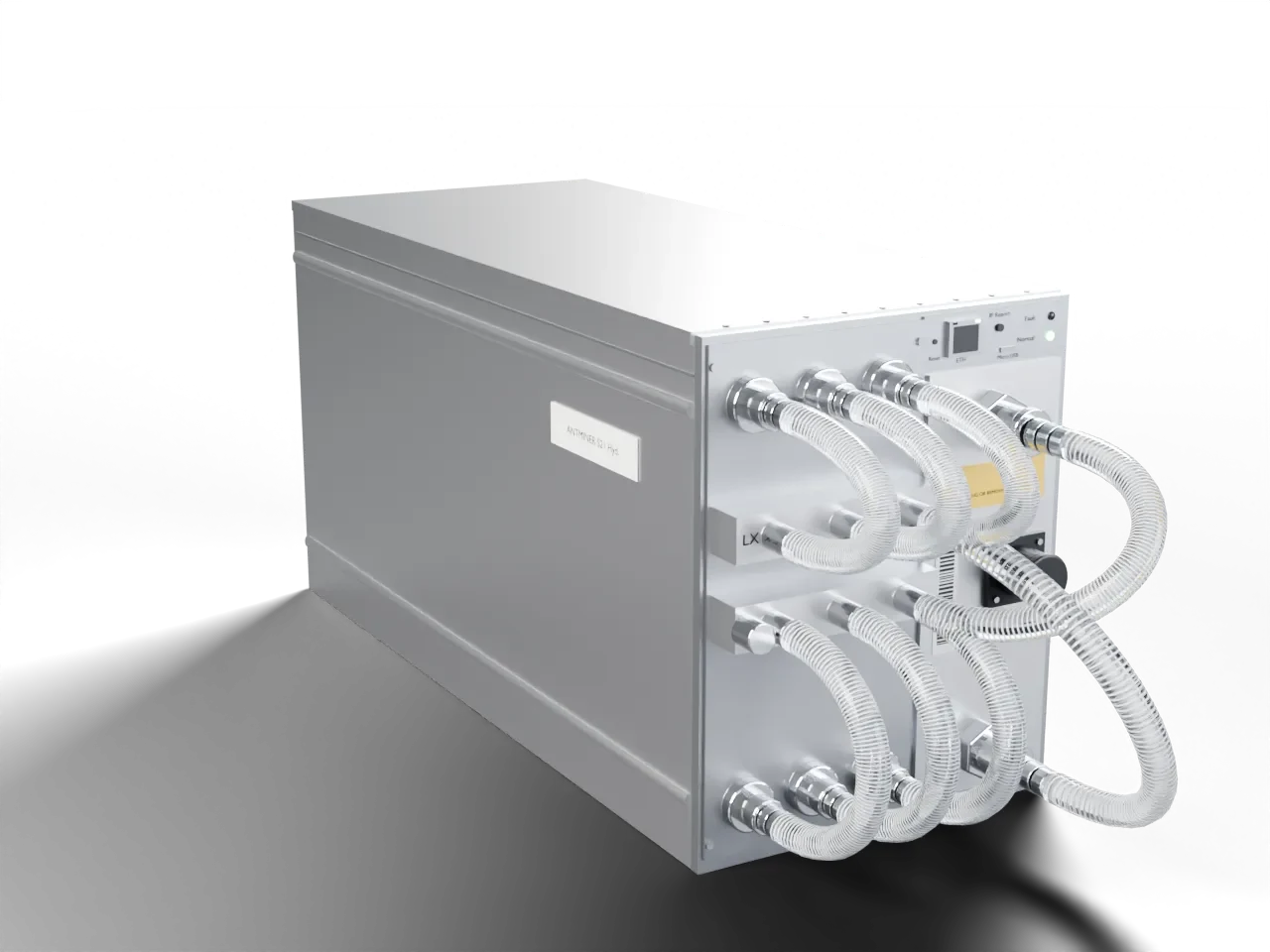 Farm construction and management — Antminer Hydro 3D render