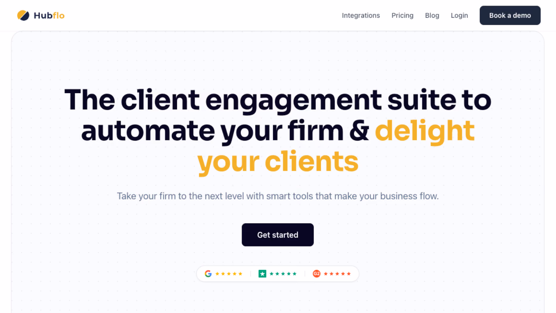 Hubflo product screenshot