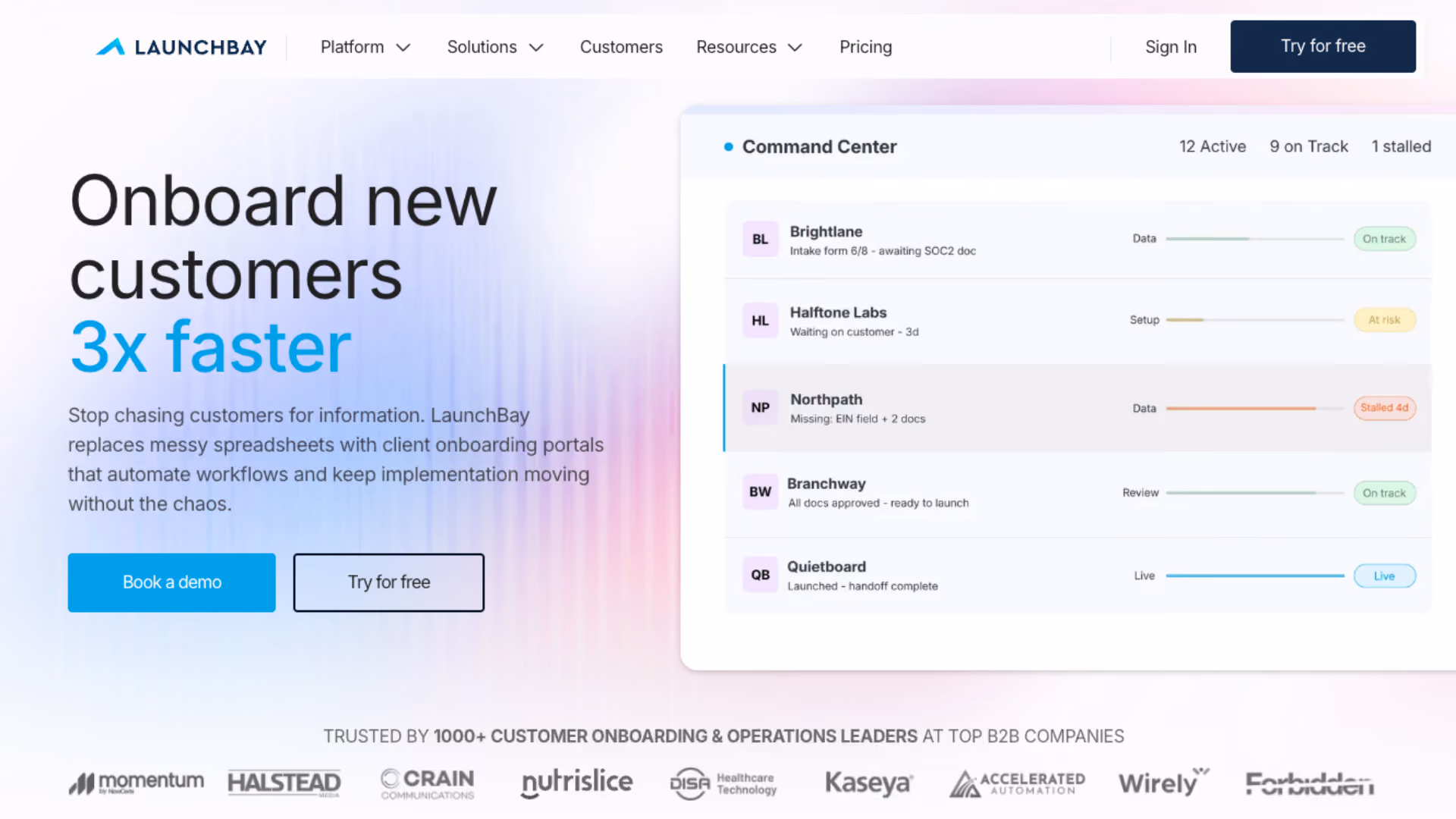 LaunchBay product screenshot