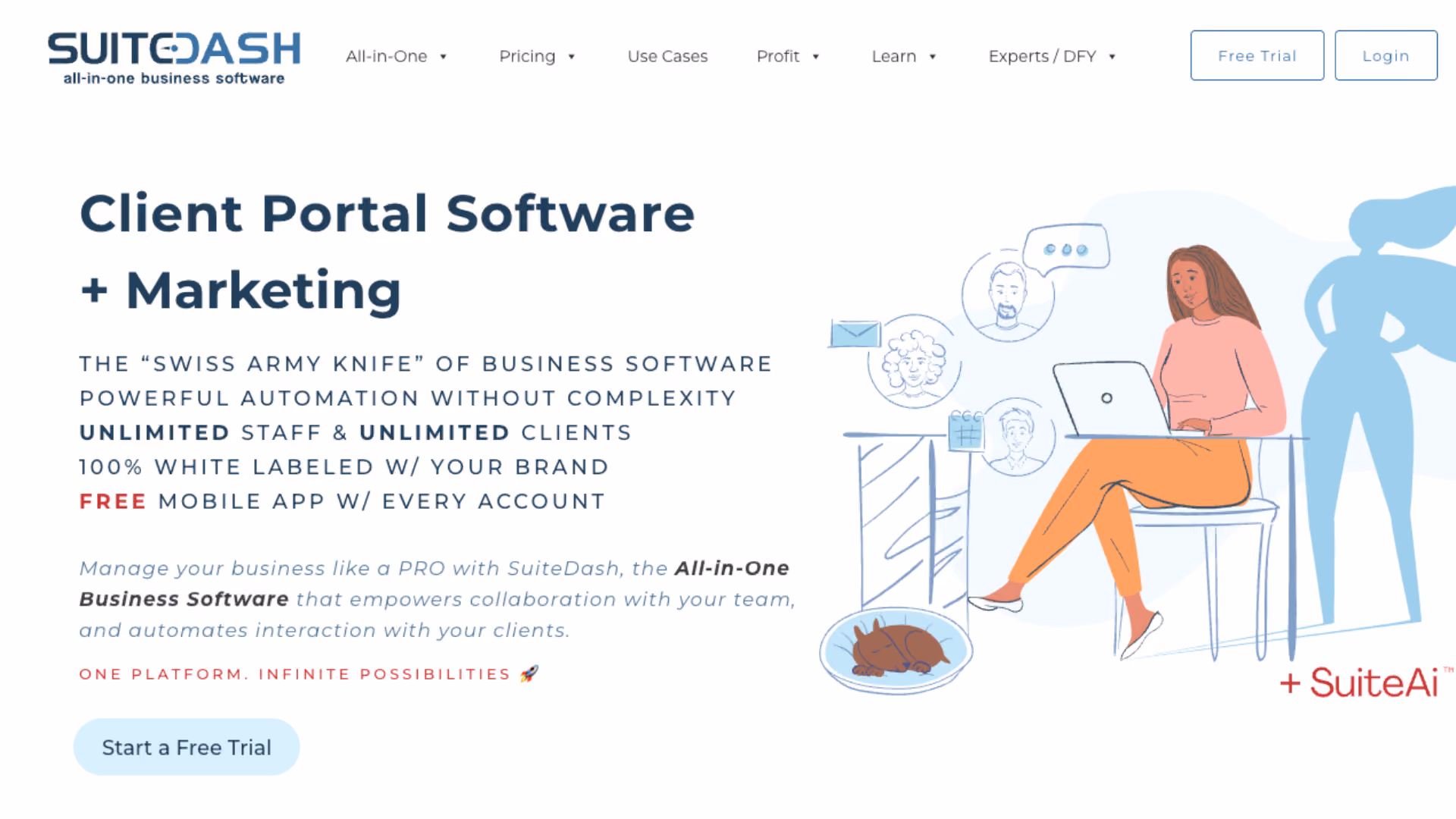 SuiteDash product screenshot
