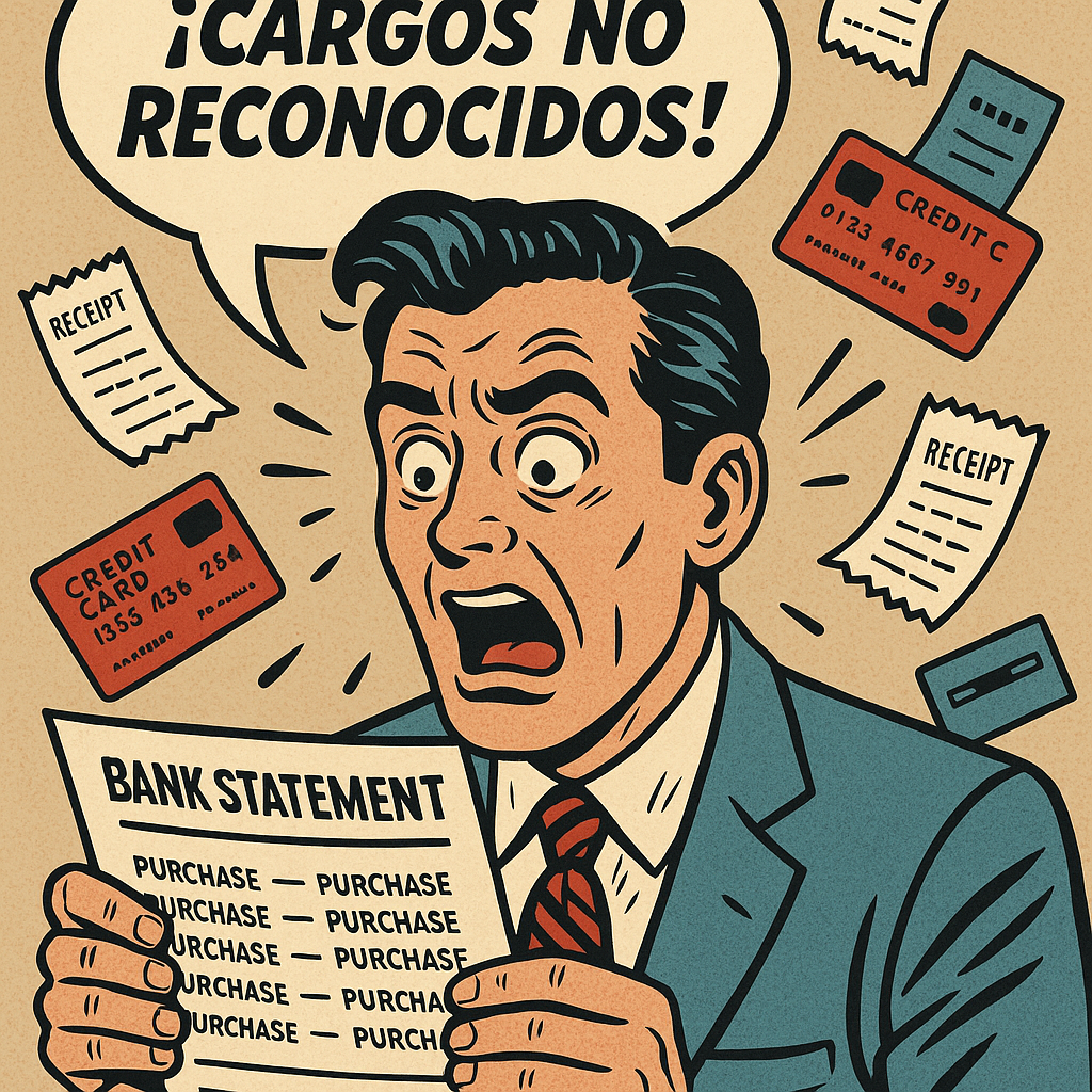 Qué hacer ante cargos no reconocidos: guía completa para proteger tu dinero