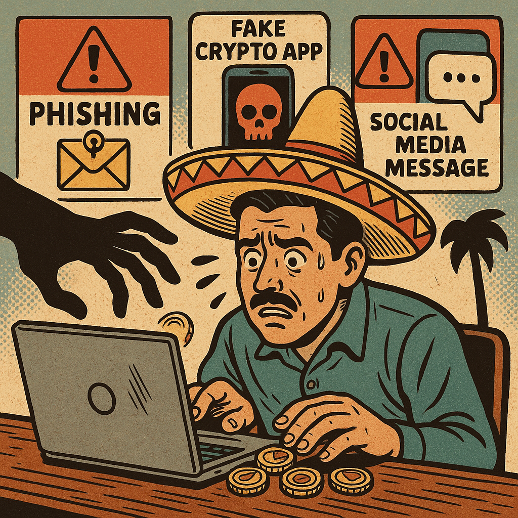¿Sientes que estás a un clic de perder todo en criptomonedas?