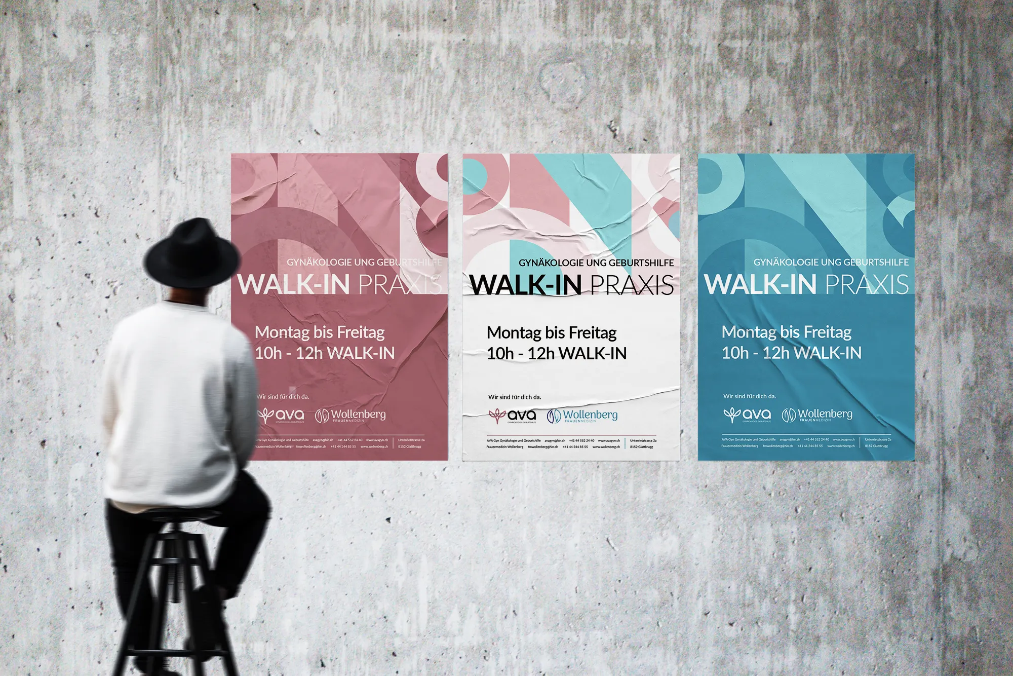 Ava Gyn und FM Wollenberg Plakat Design