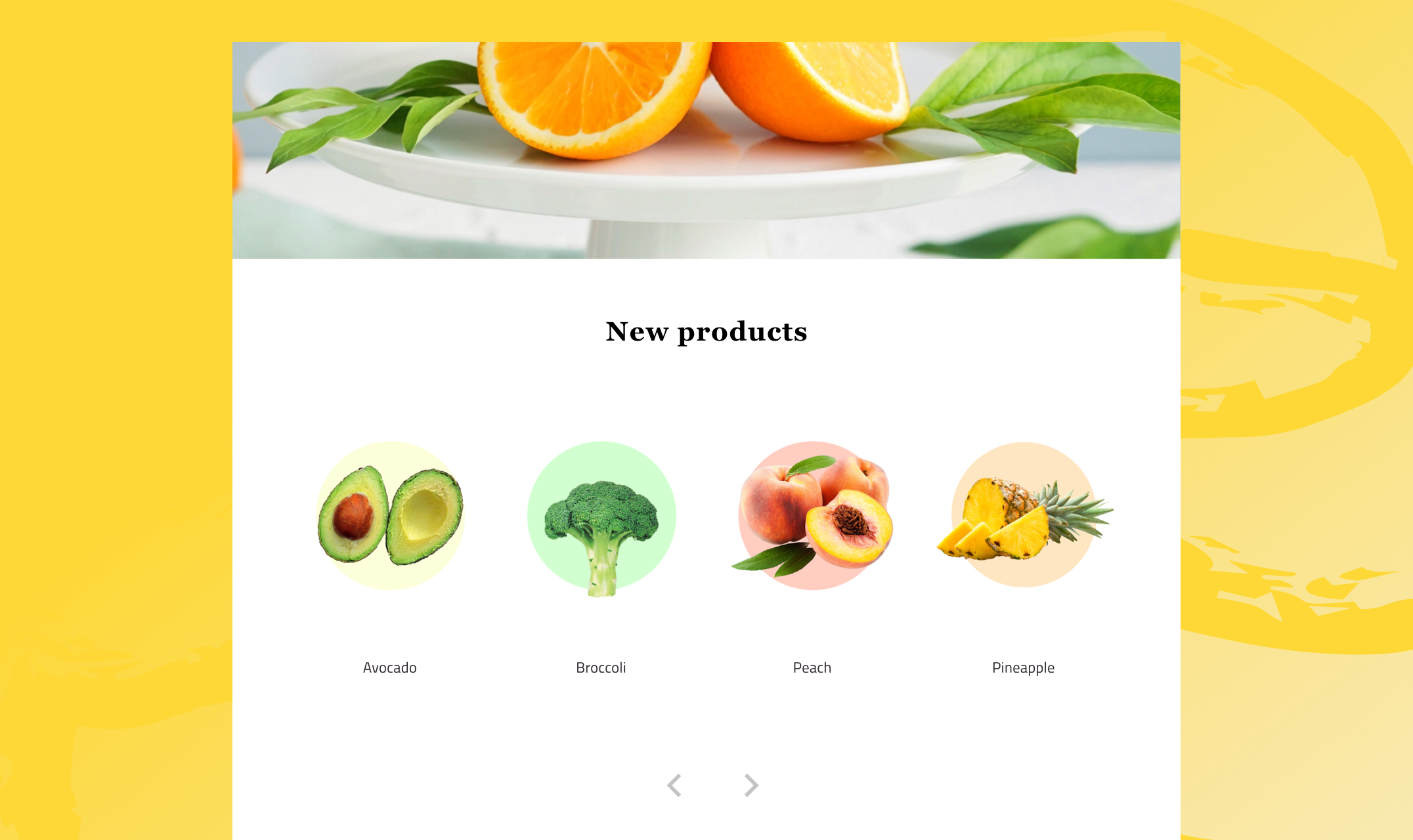 screenshot of the foodigo home page