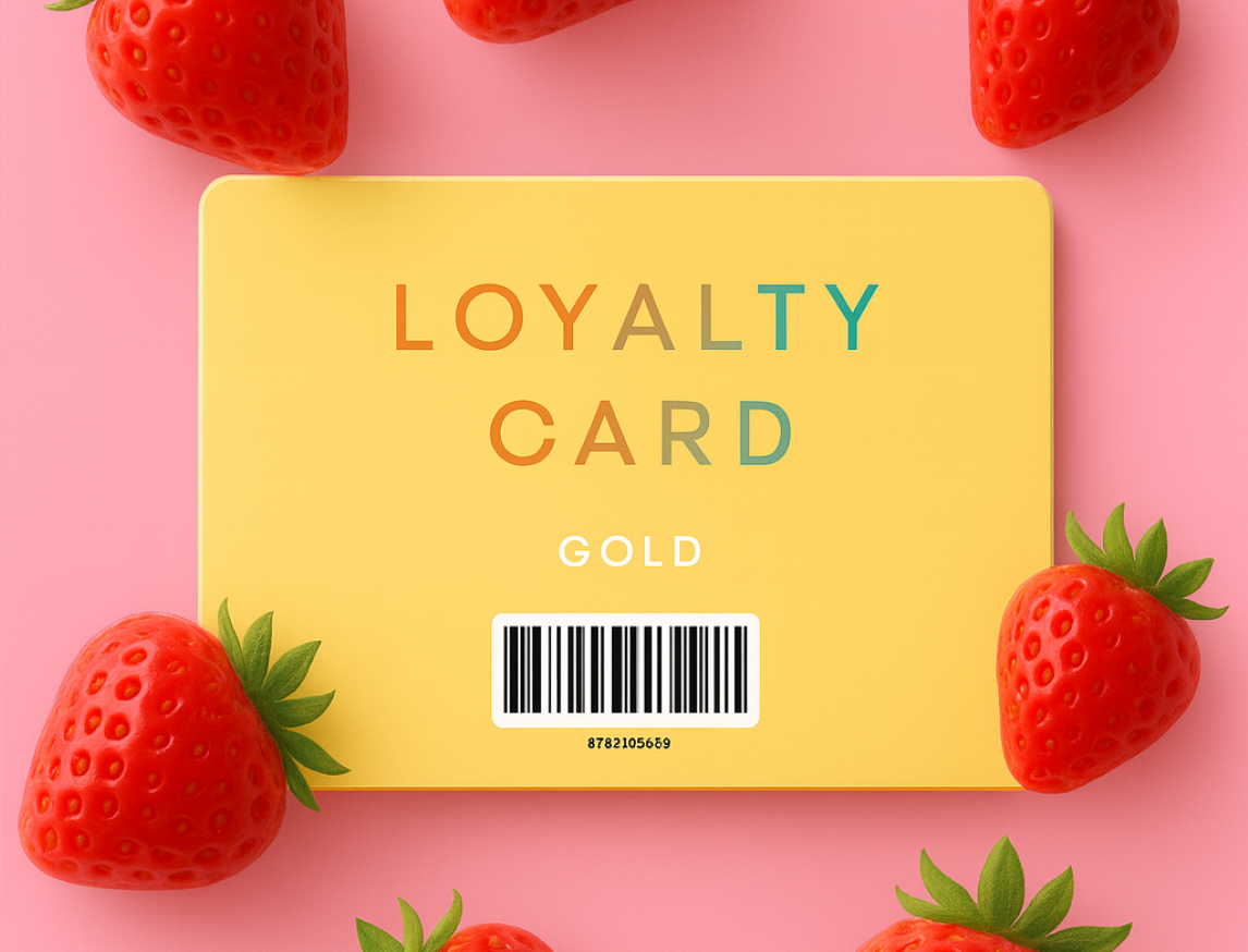picture of strawberry loyalty card